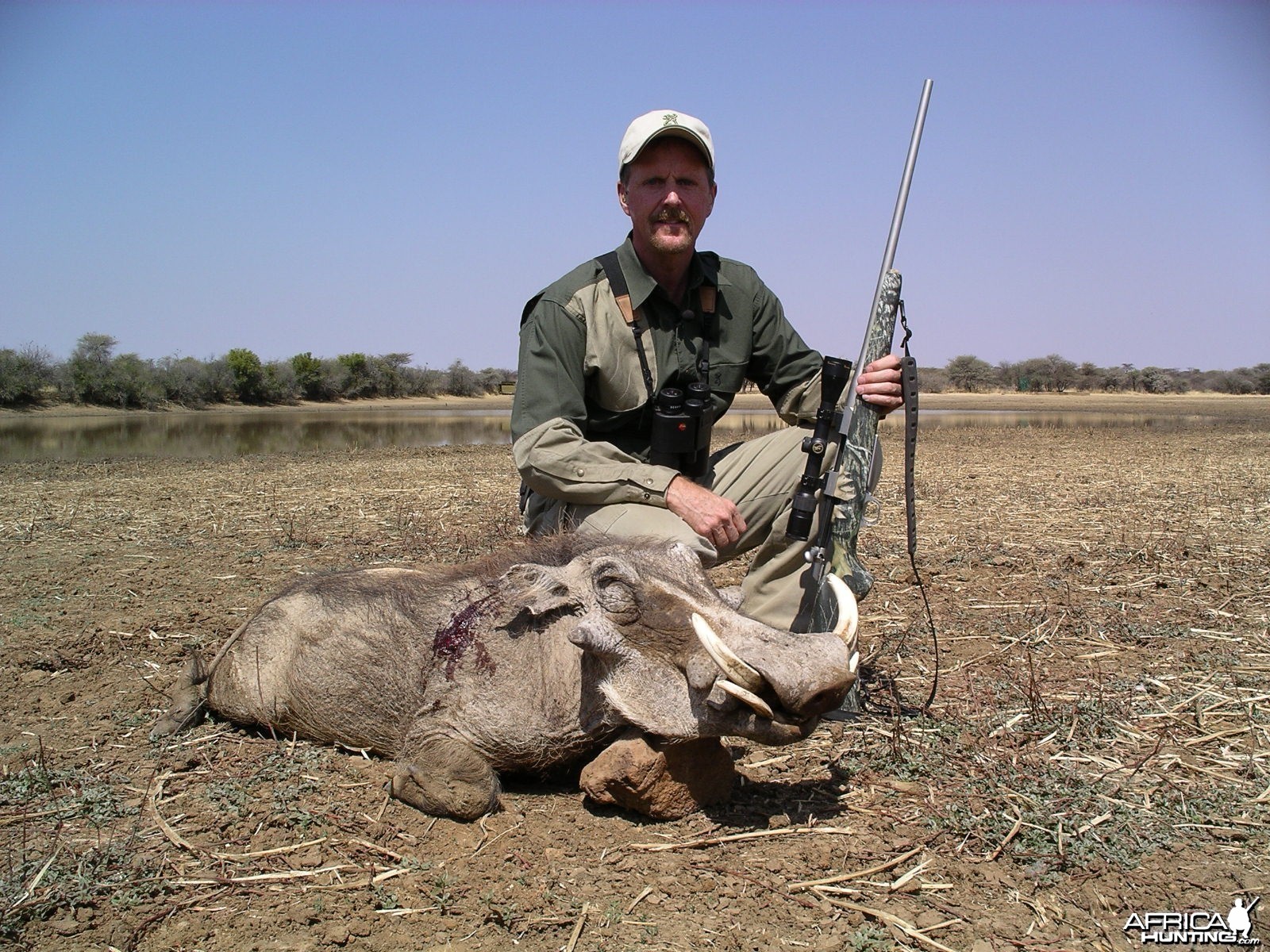 Hunting Warthog in Namibia