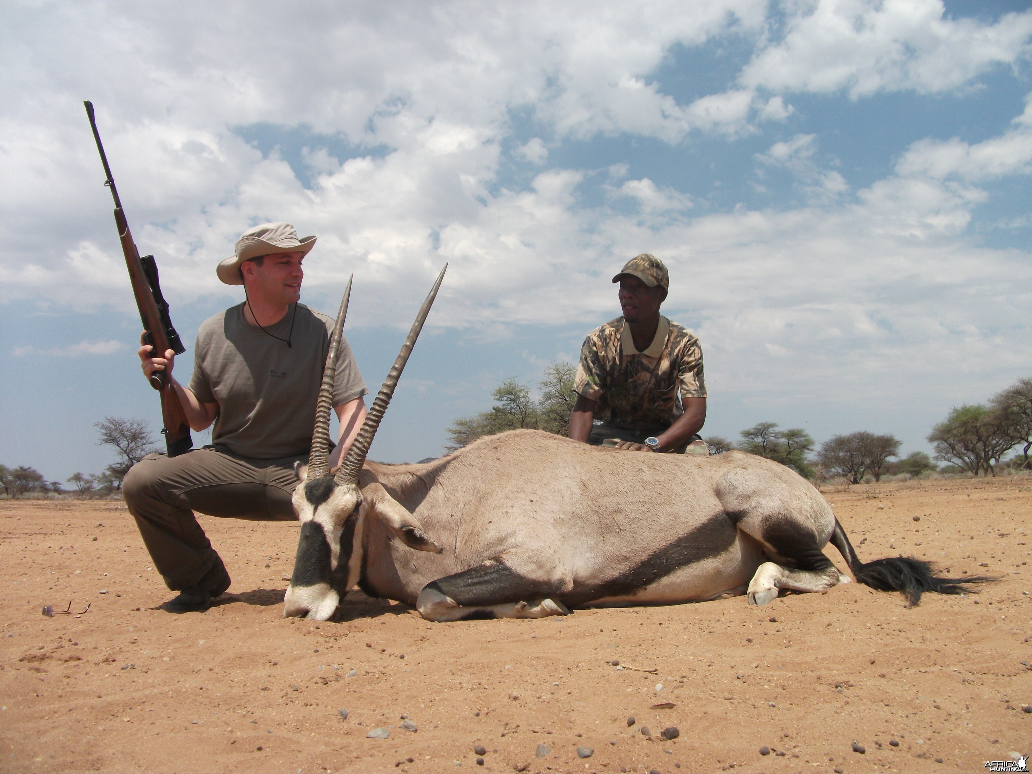 Hunting Gemsbok in Namibia