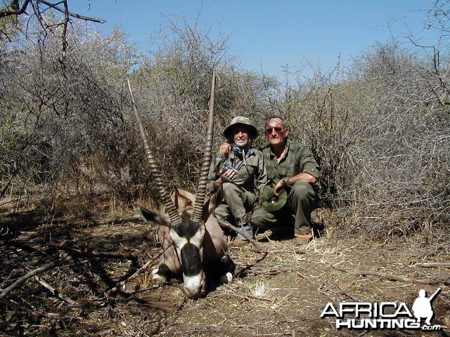 Hunting Gemsbok in Namibia