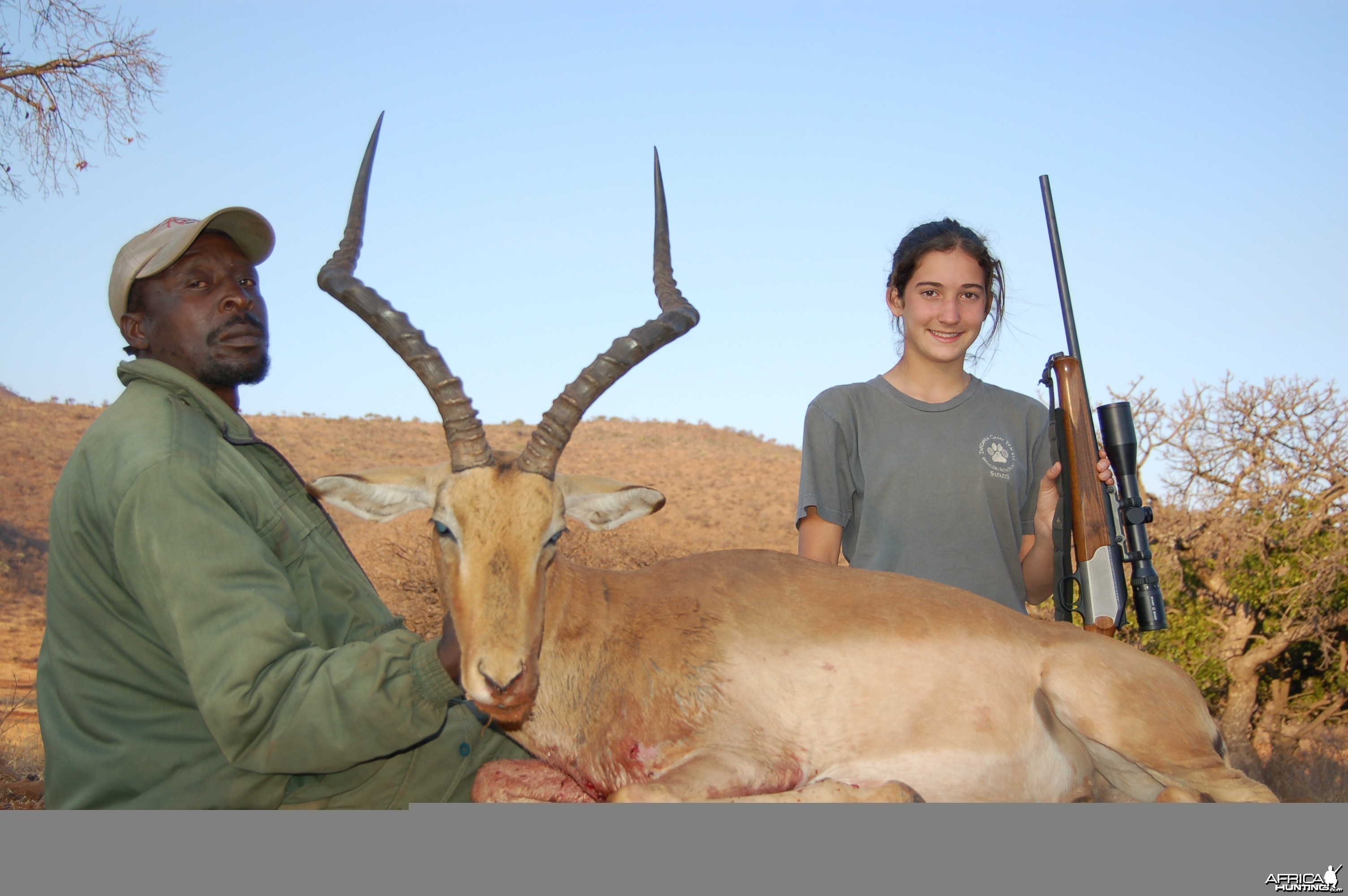 Hunting Impala with Wintershoek Johnny Vivier Safaris in SA