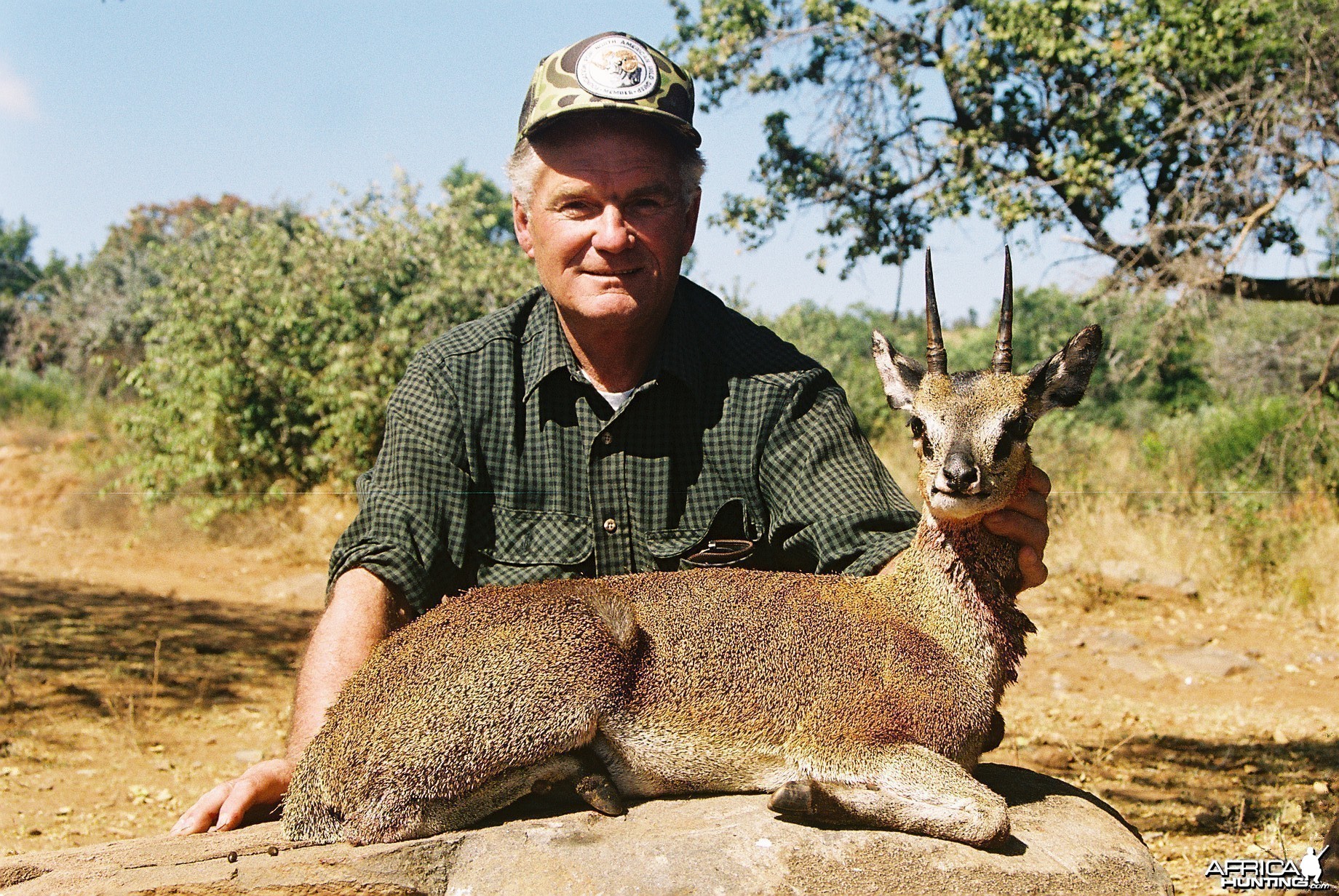 Hunting Klipspringer with Wintershoek Johnny Vivier Safaris in SA