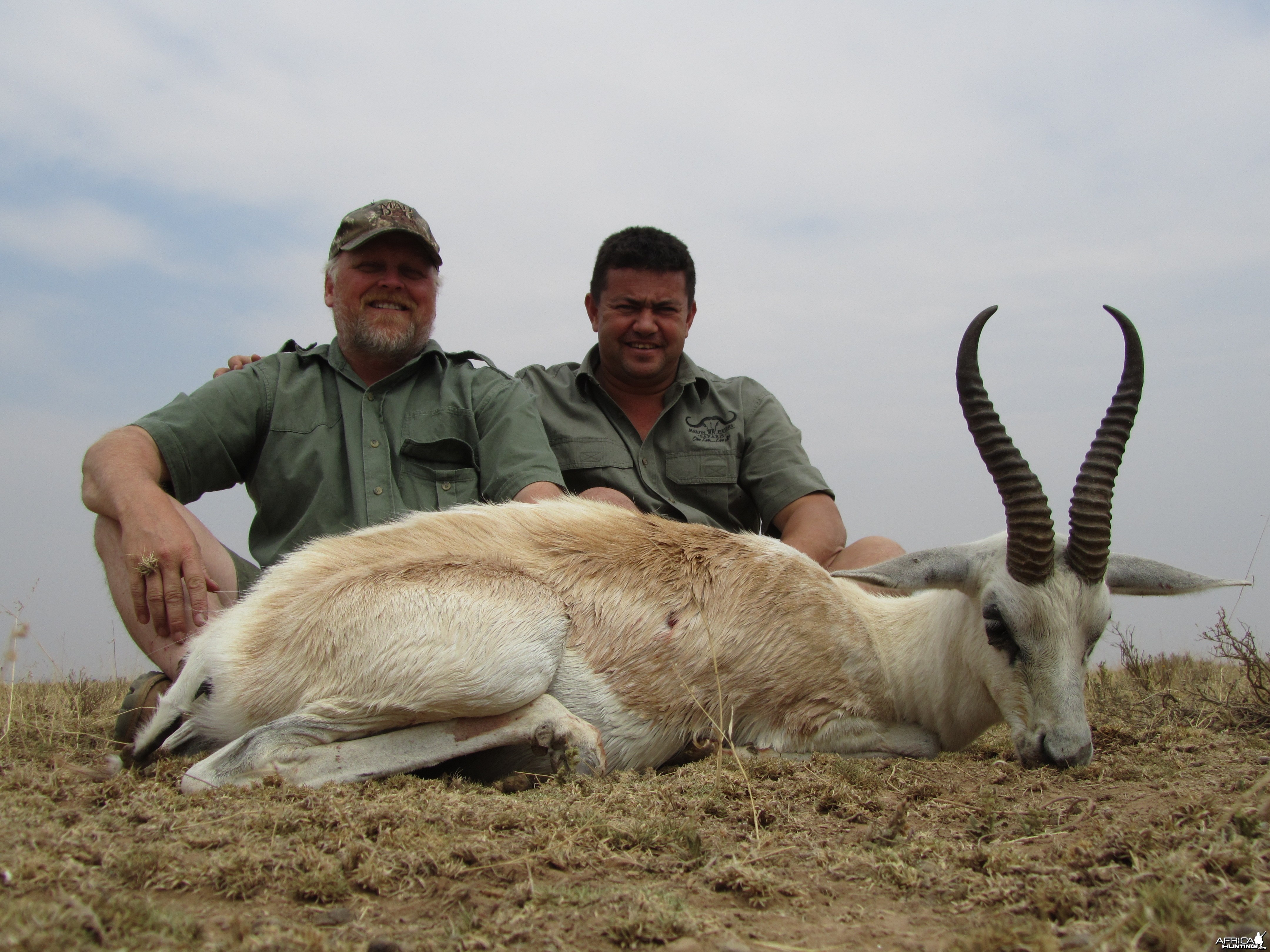 Hunting White Springbuck with Wintershoek Johnny Vivier Safaris in SA