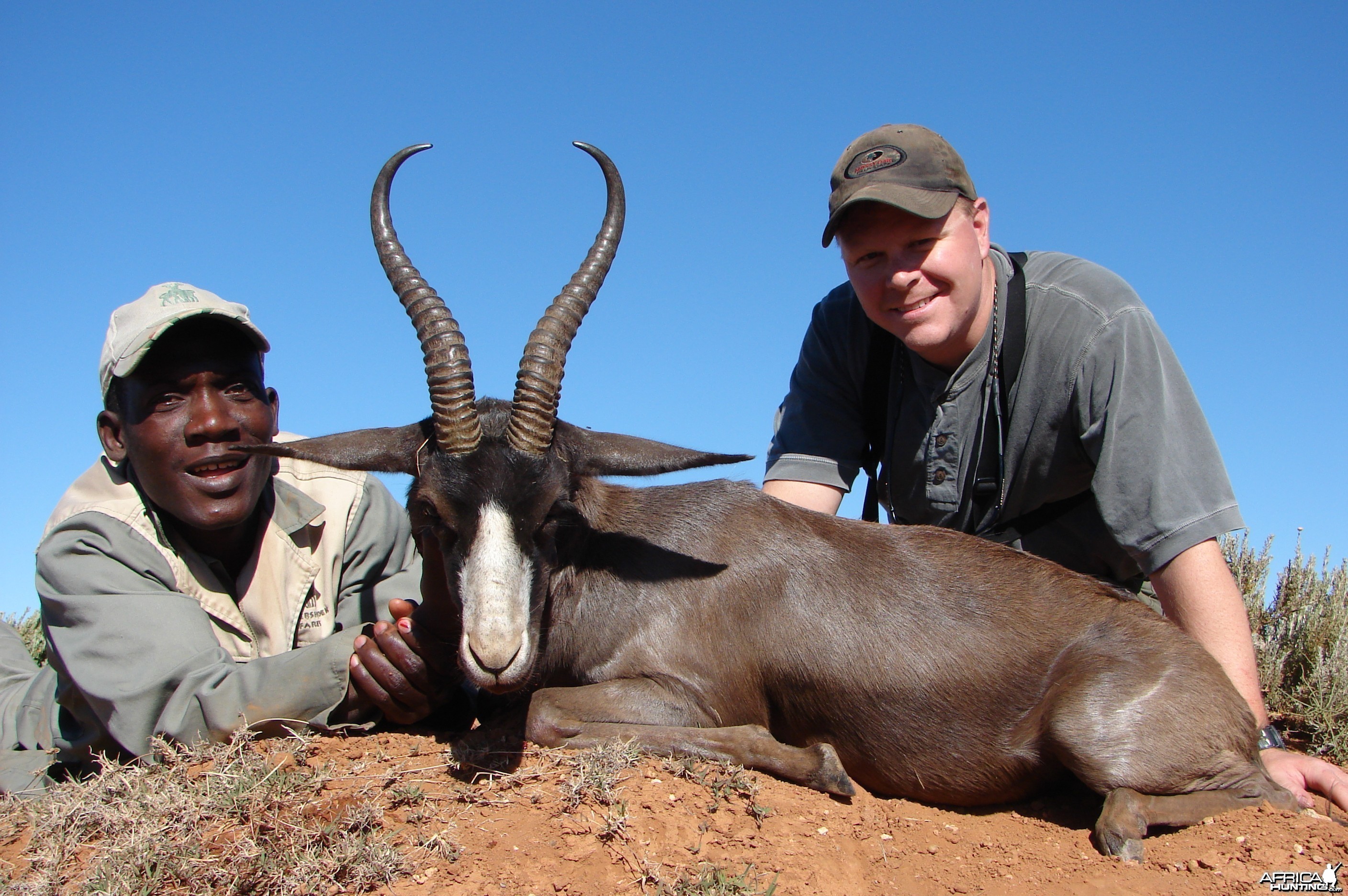 Hunting Black Springbuck with Wintershoek Johnny Vivier Safaris in SA