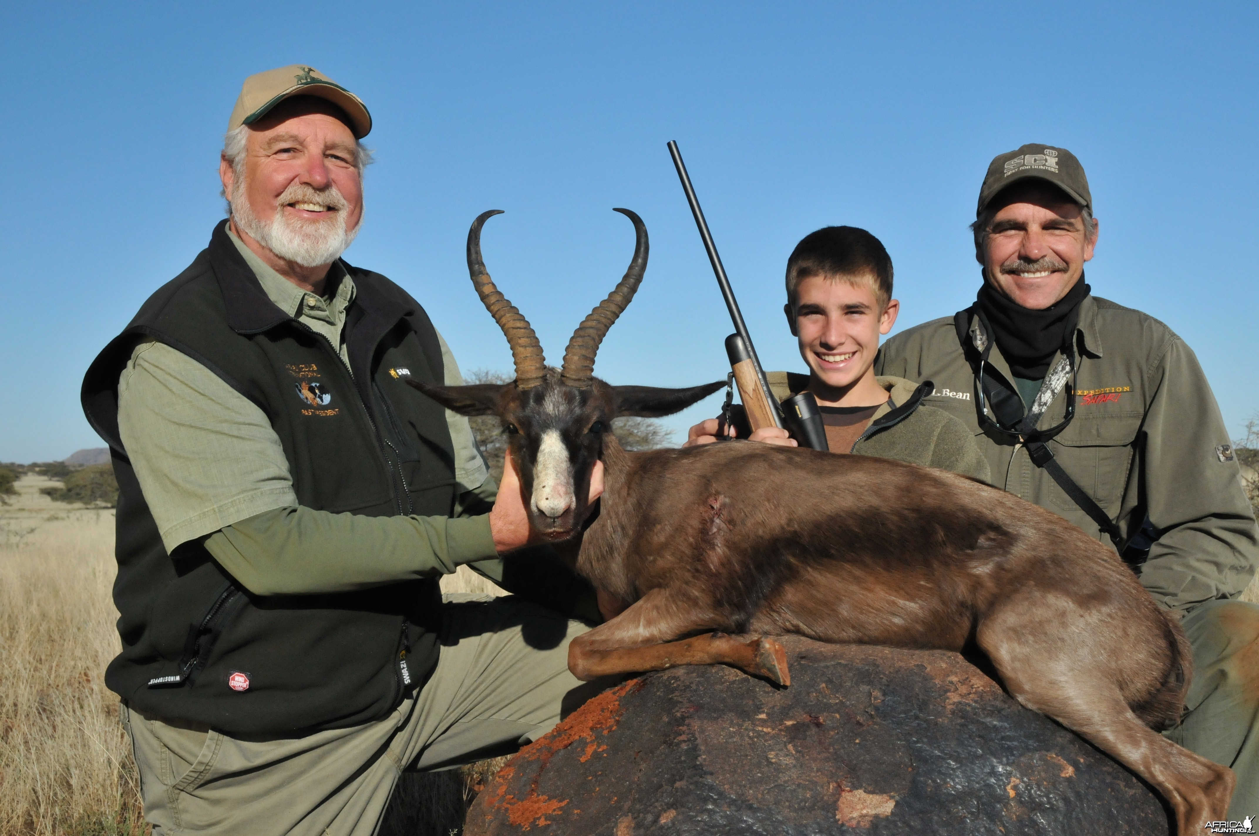 Hunting Black Springbuck with Wintershoek Johnny Vivier Safaris in SA