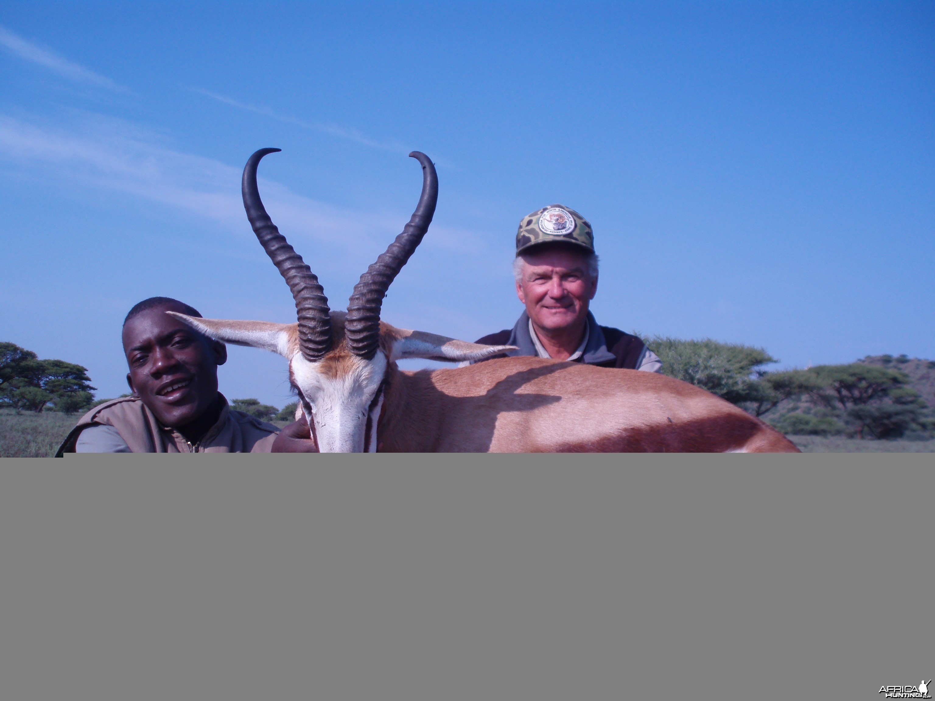 Hunting Springbuck with Wintershoek Johnny Vivier Safaris in SA