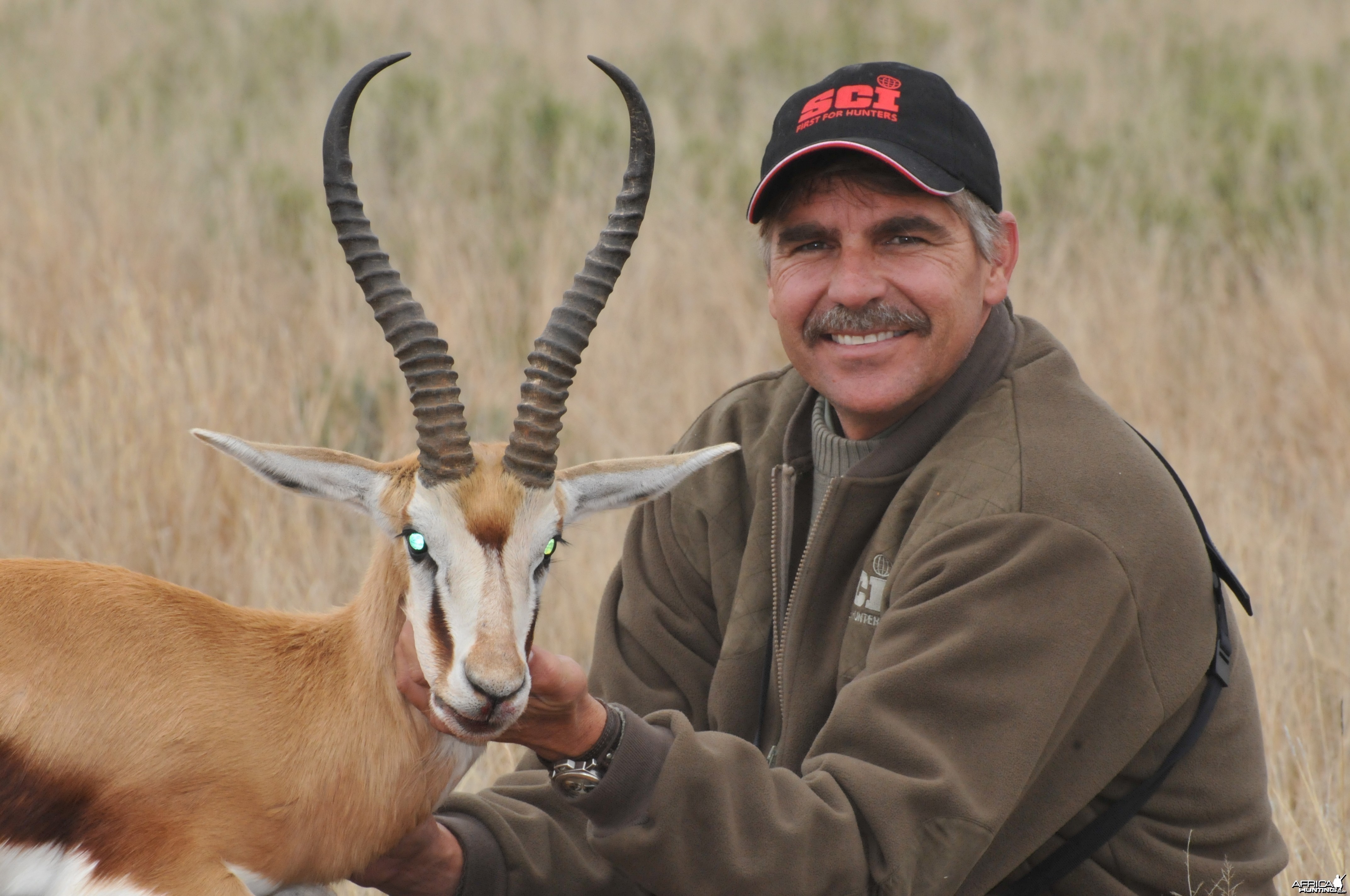 Hunting Springbuck with Wintershoek Johnny Vivier Safaris in SA