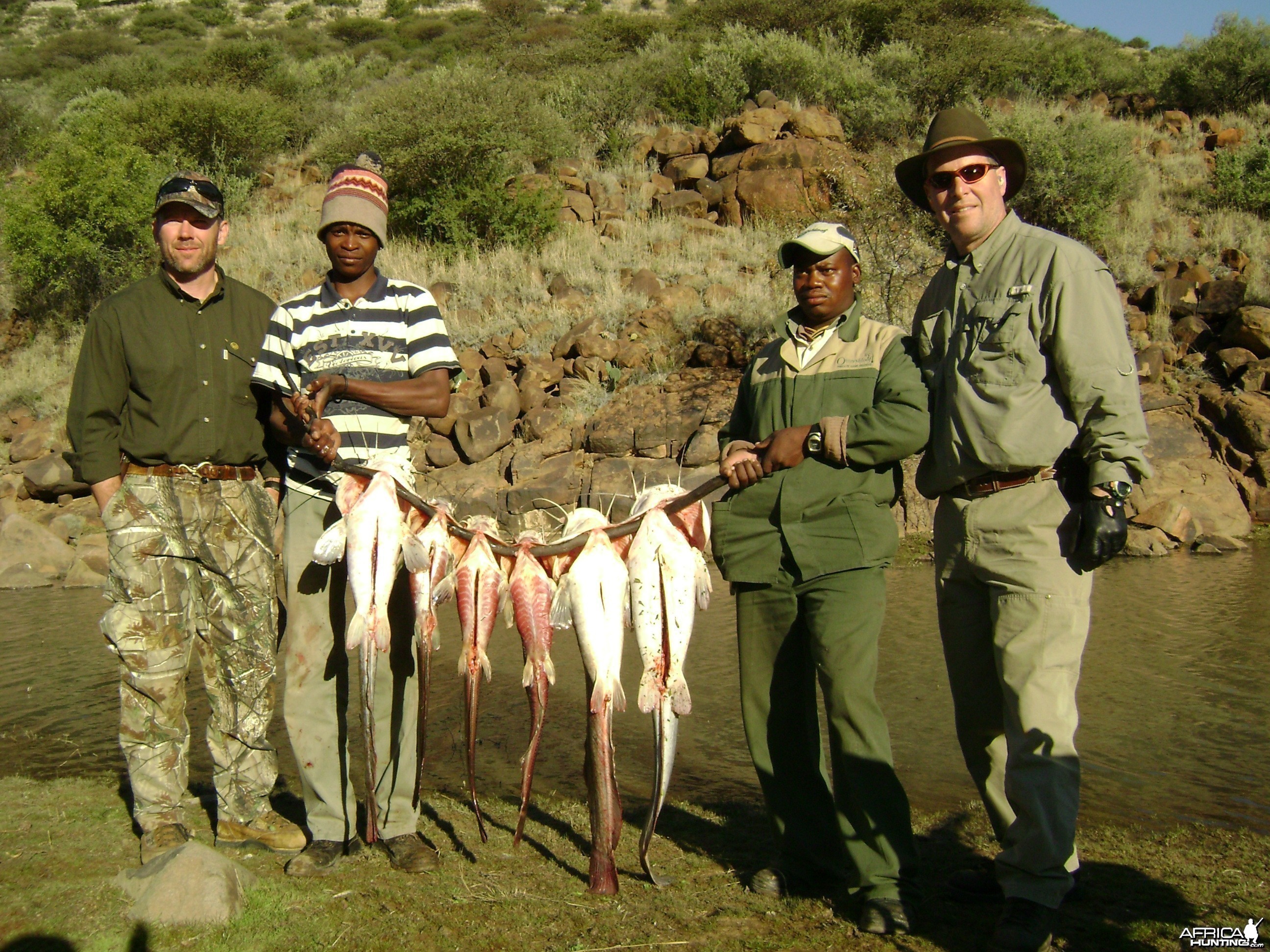 Fishing with Wintershoek Johnny Vivier Safaris in SA