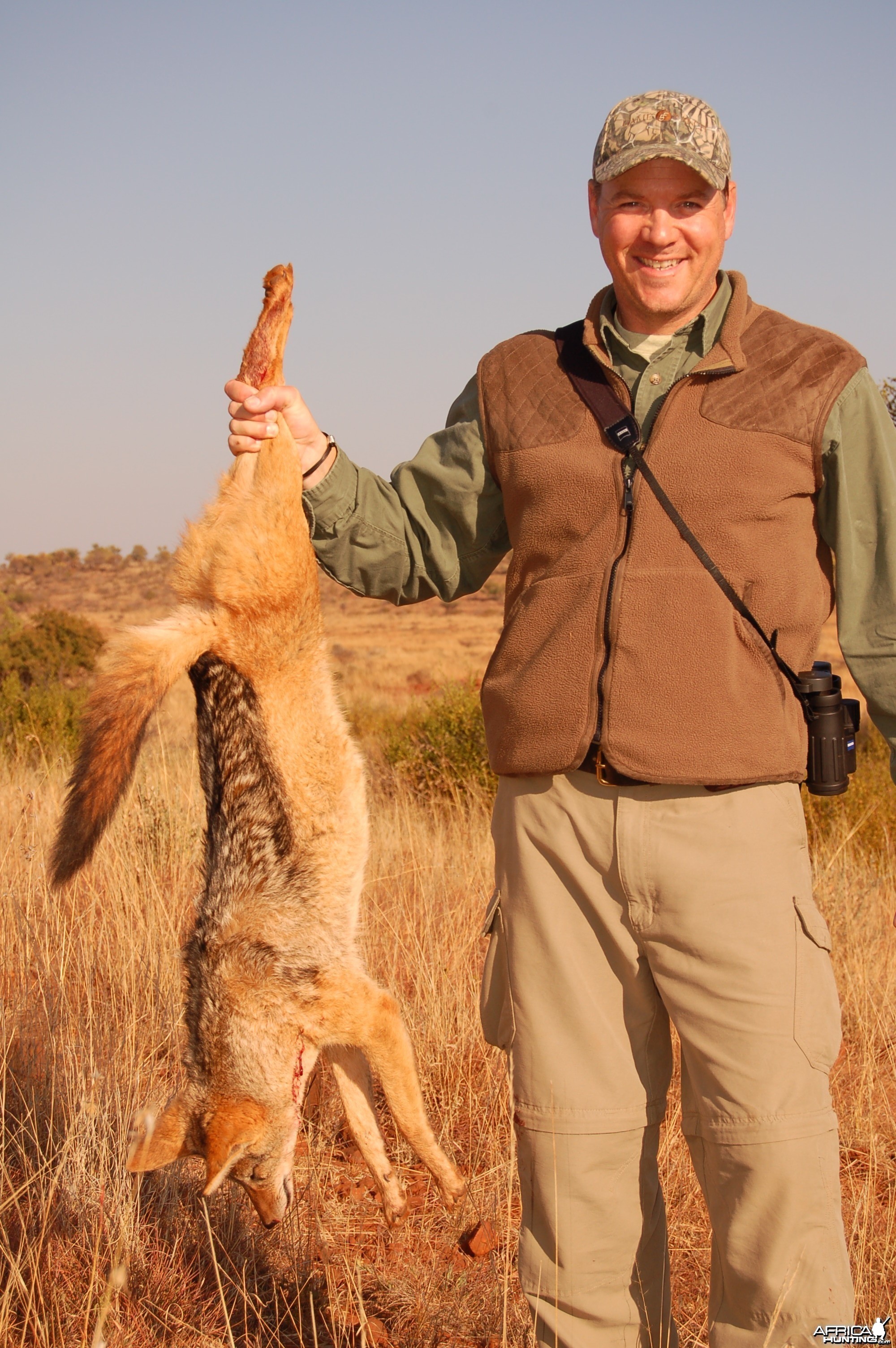 Hunting Jackal with Wintershoek Johnny Vivier Safaris in SA