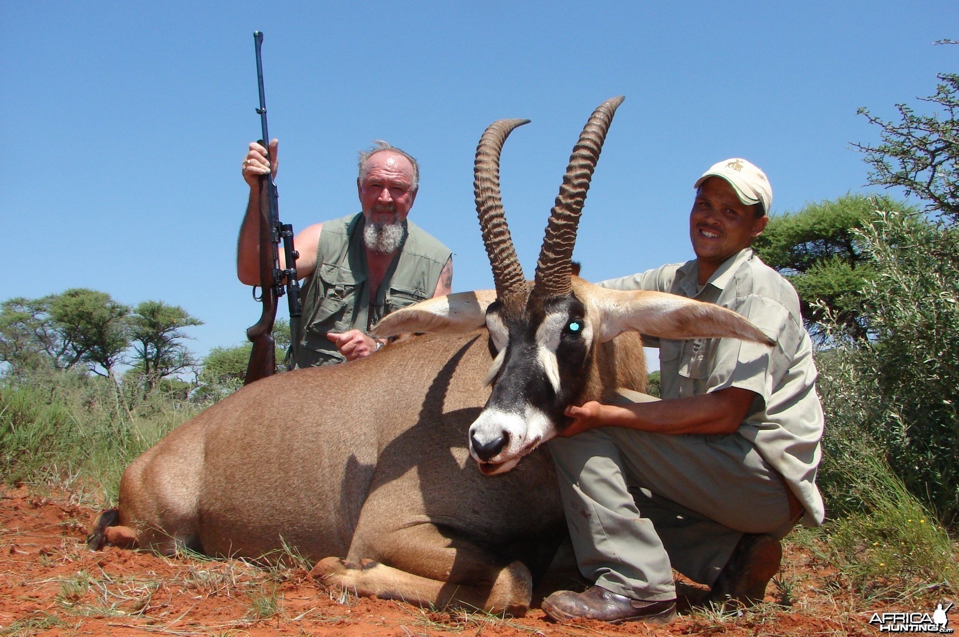 Hunting Roan with Wintershoek Johnny Vivier Safaris in SA