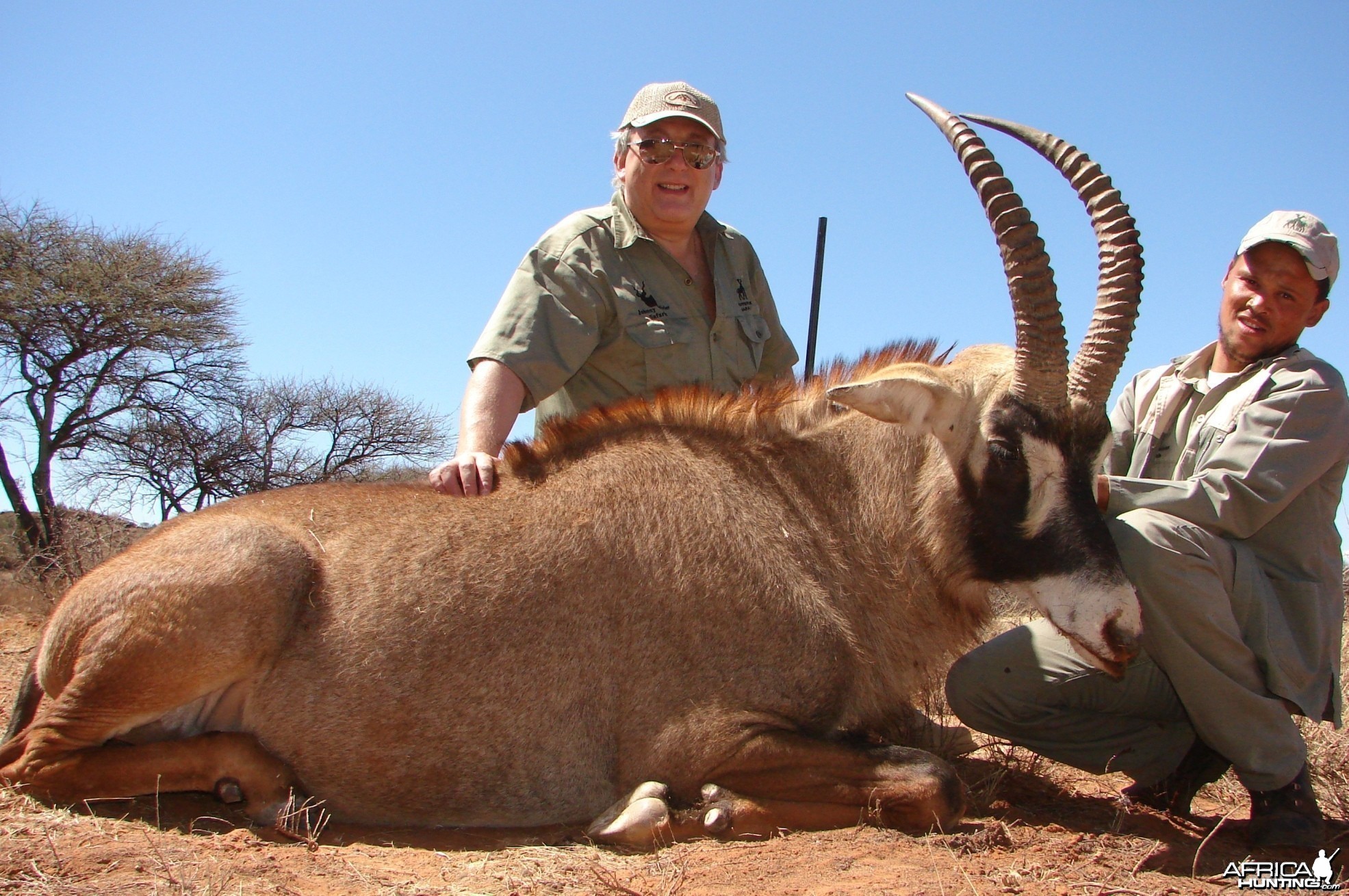 Hunting Roan with Wintershoek Johnny Vivier Safaris in SA