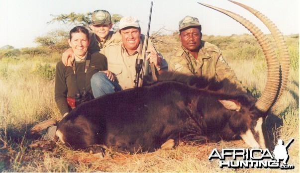 Hunting Sable with Wintershoek Johnny Vivier Safaris in SA