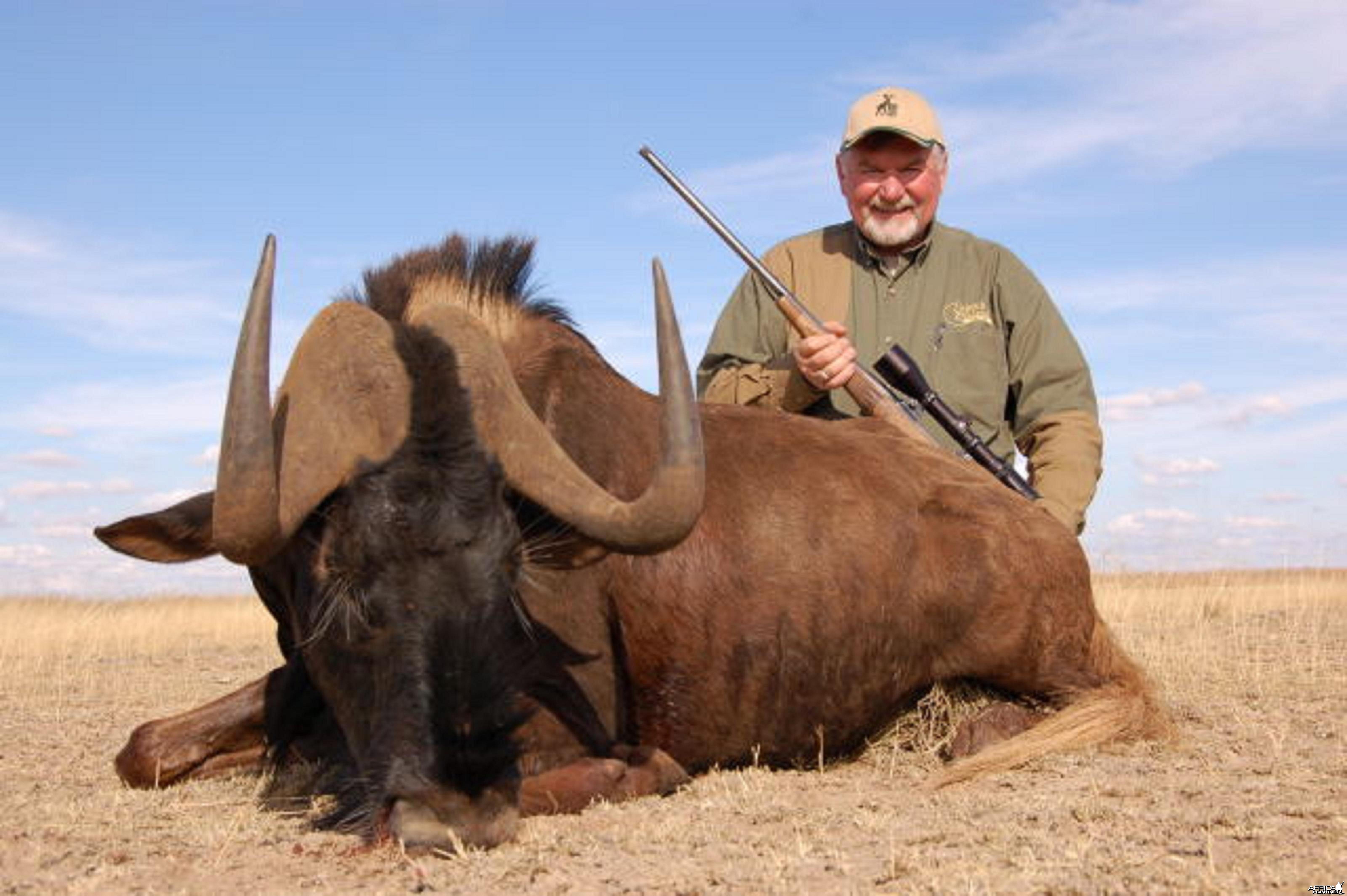 Hunting Black Wildebeest with Wintershoek Johnny Vivier Safaris in SA