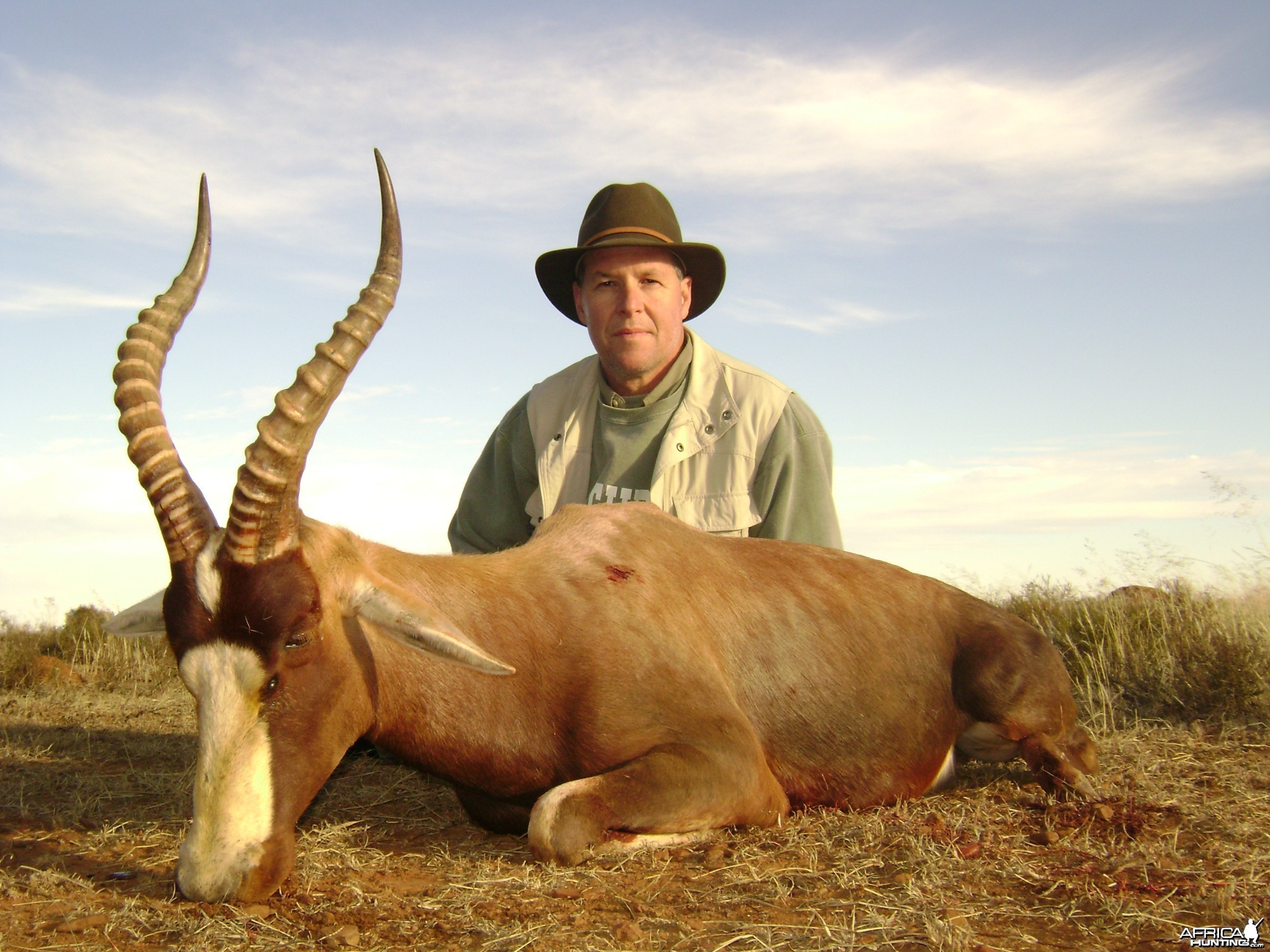 Hunting Blesbok with Wintershoek Johnny Vivier Safaris in SA