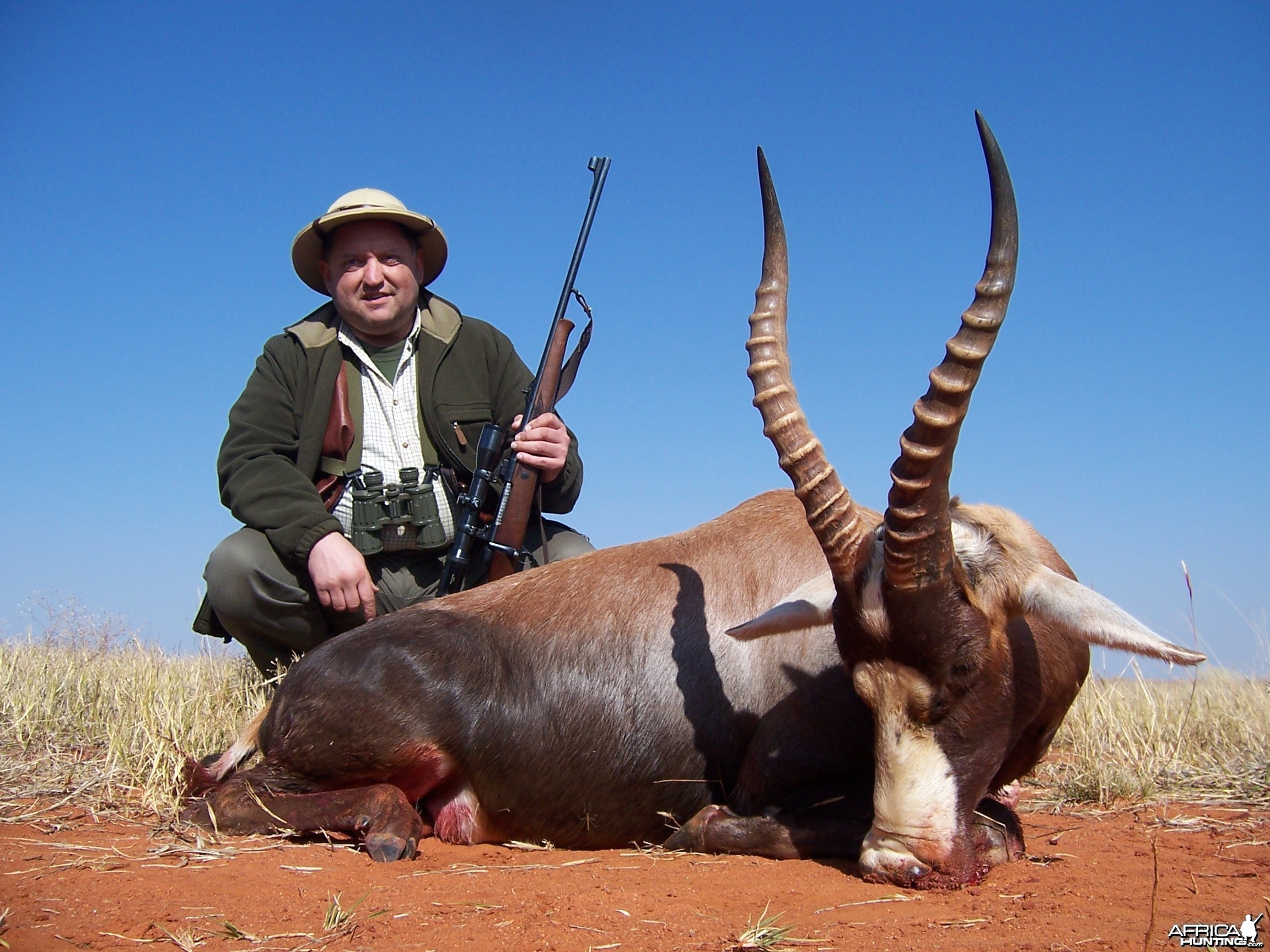 Hunting Blesbok with Wintershoek Johnny Vivier Safaris in SA