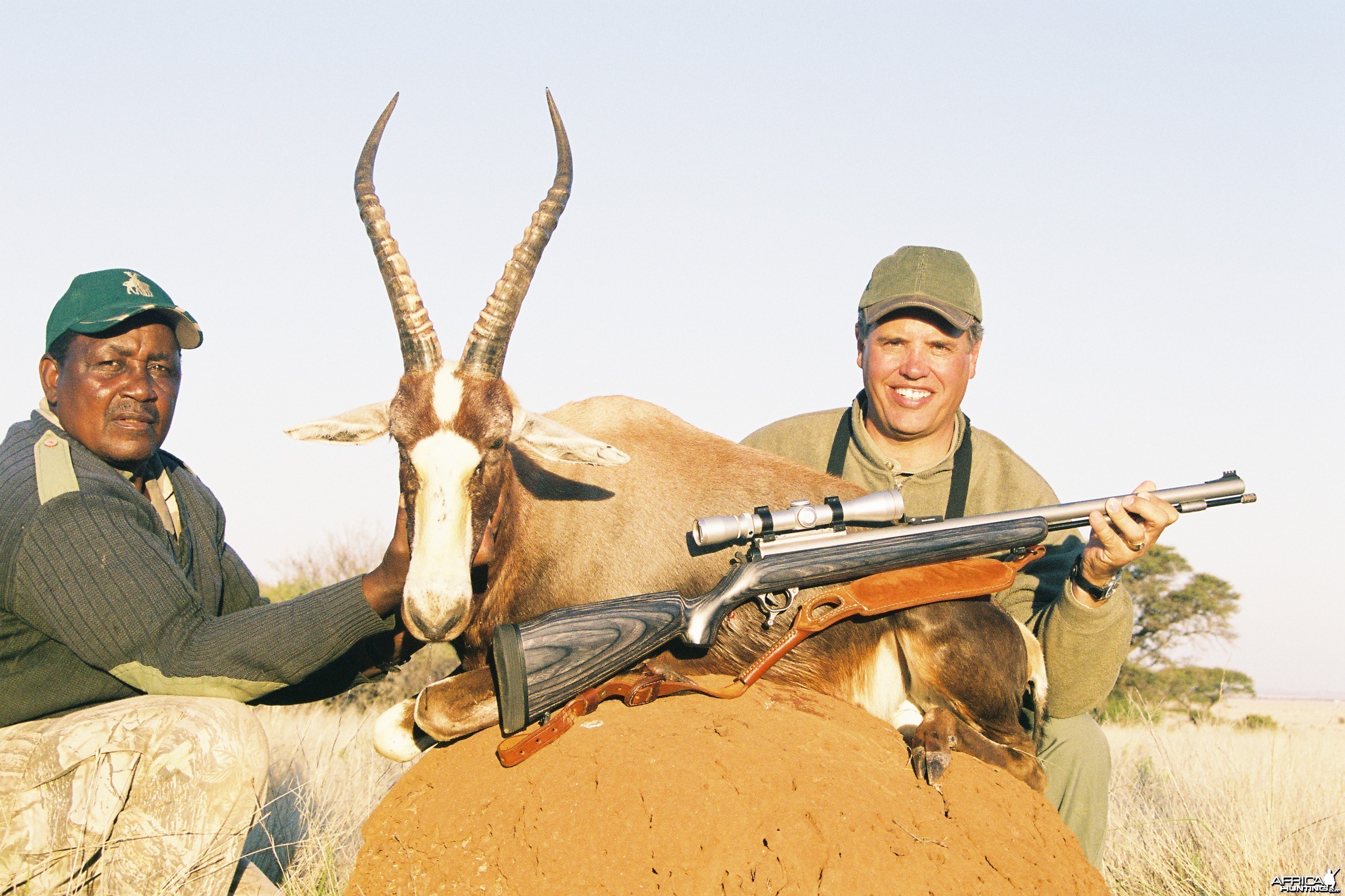 Hunting Blesbok with Wintershoek Johnny Vivier Safaris in SA