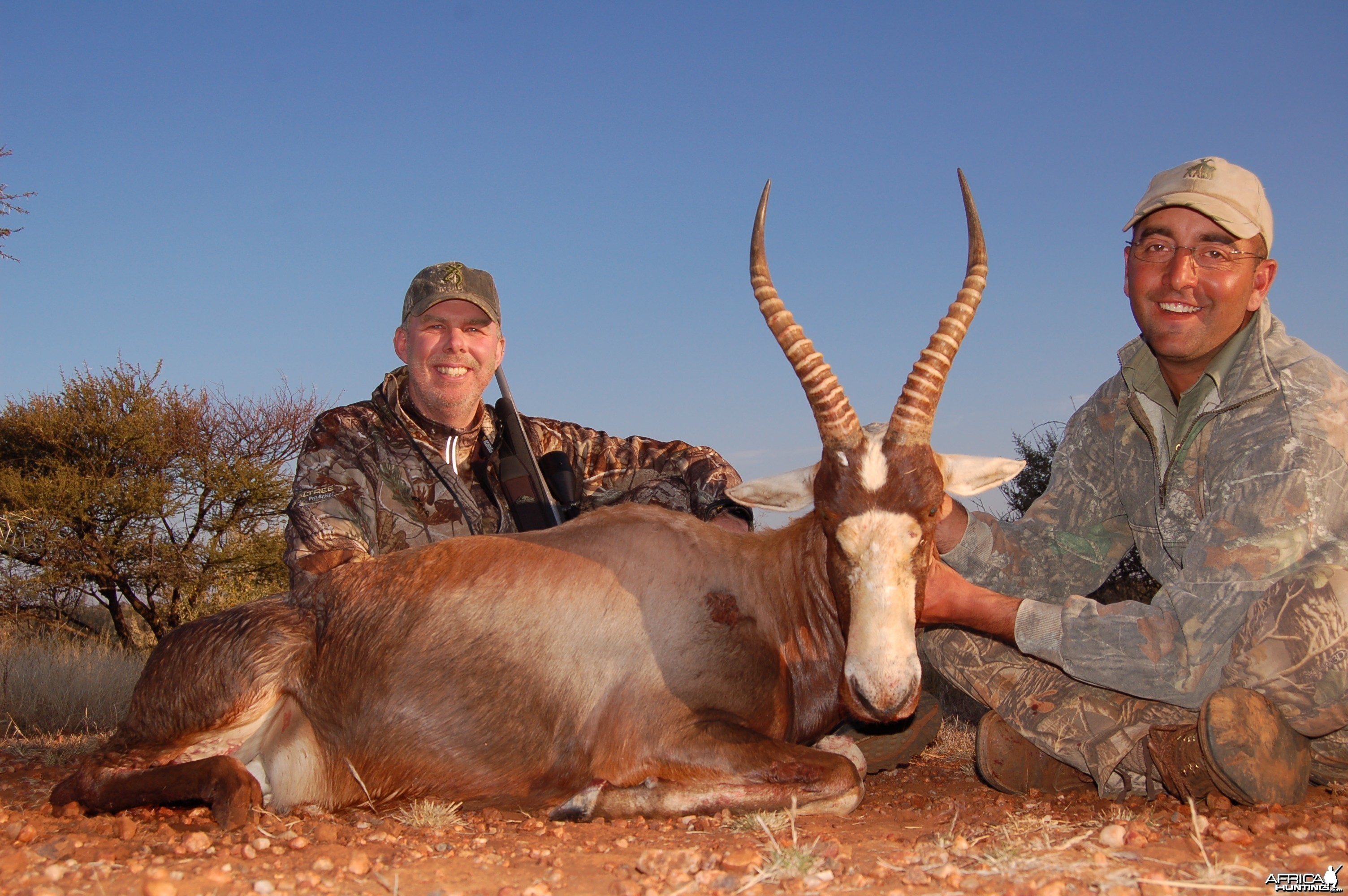 Hunting Blesbok with Wintershoek Johnny Vivier Safaris in SA