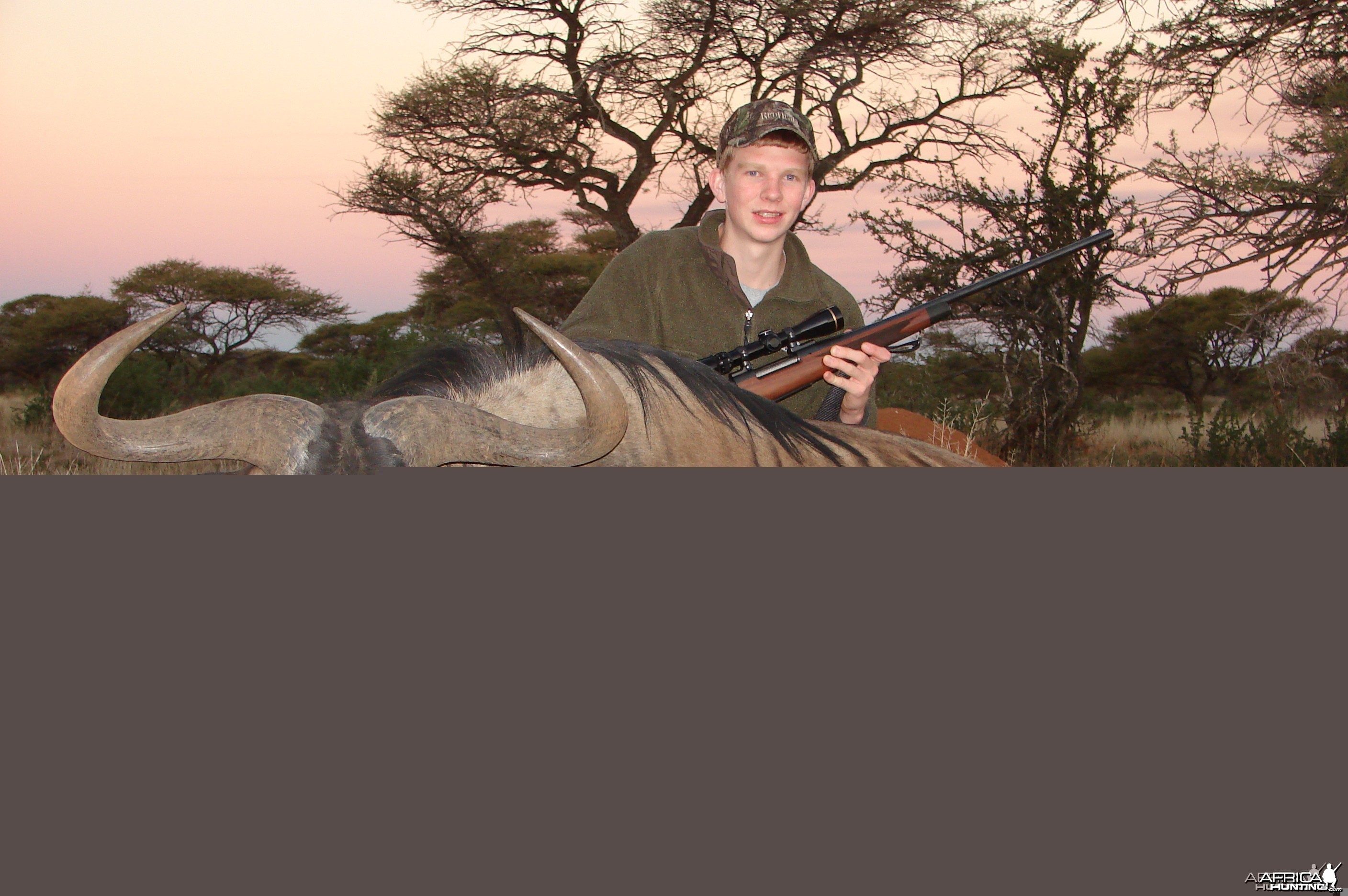 Hunting Blue Wildebeest with Wintershoek Johnny Vivier Safaris in SA