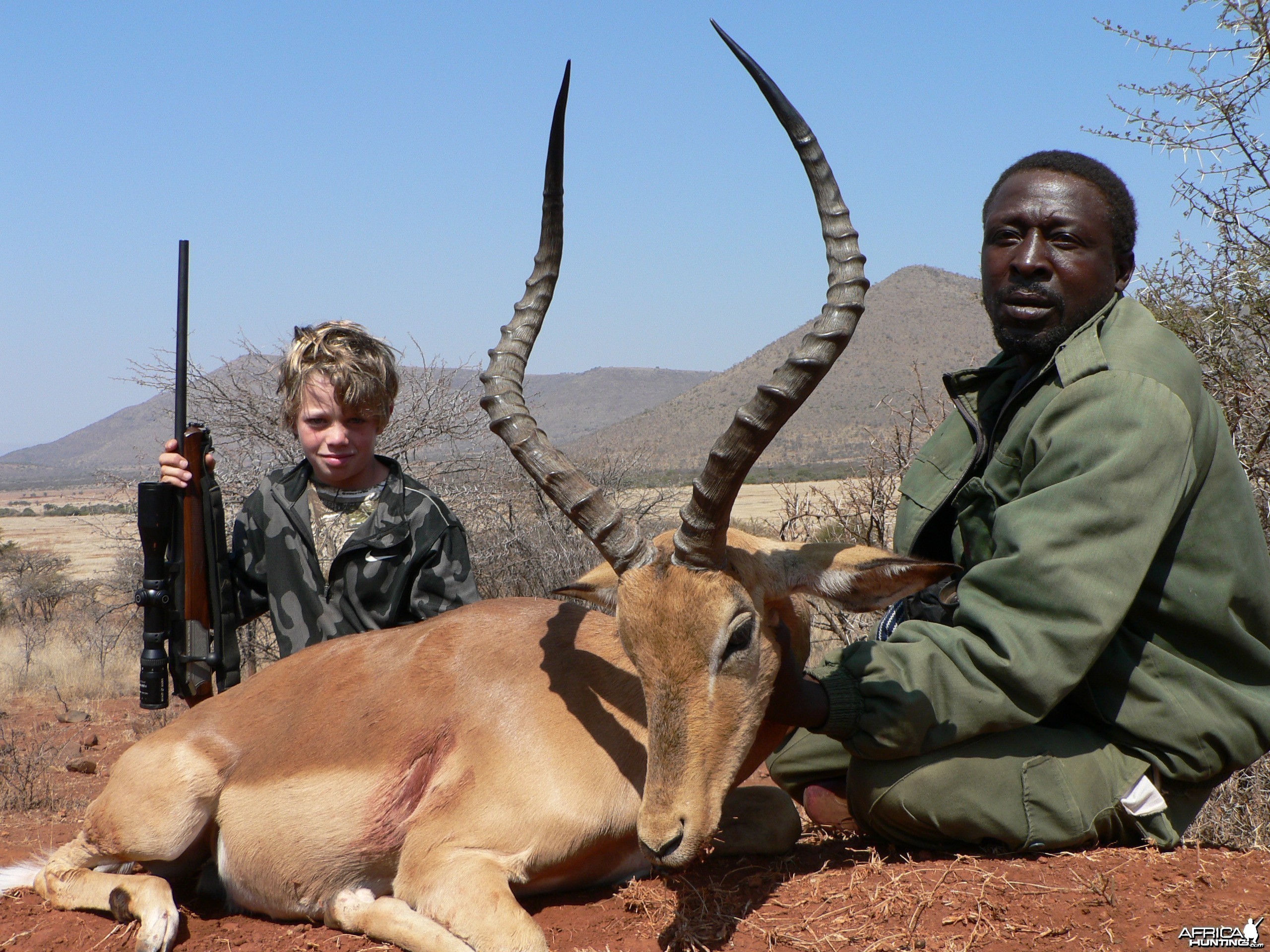 Hunting Impala with Wintershoek Johnny Vivier Safaris in SA