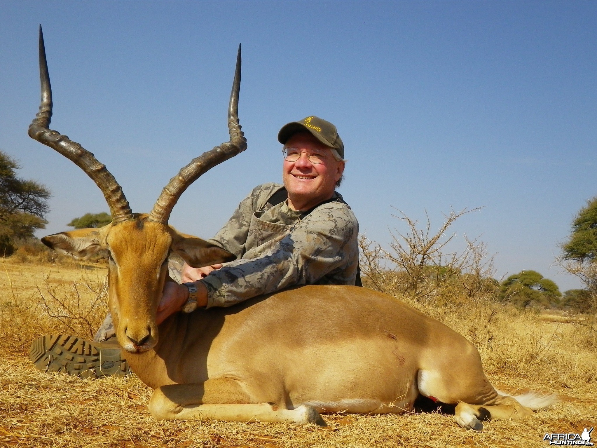 Hunting Impala with Wintershoek Johnny Vivier Safaris in SA