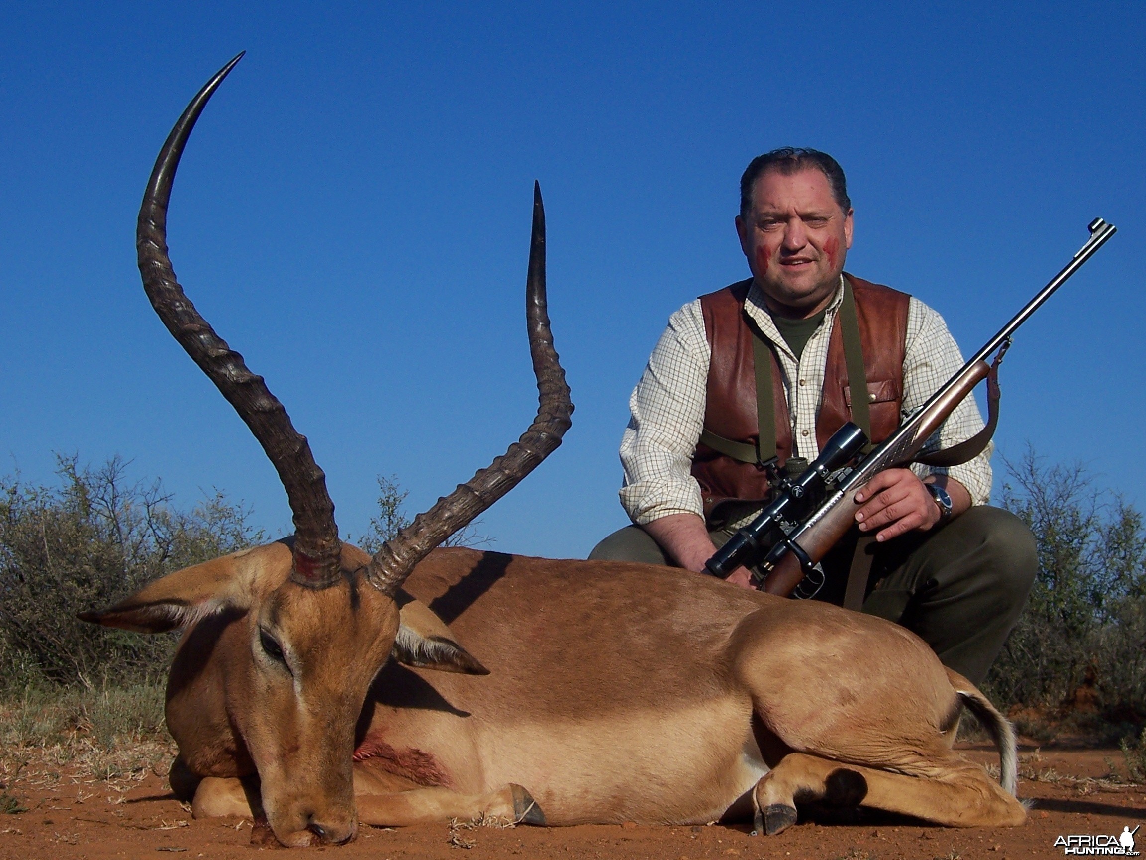 Hunting Impala with Wintershoek Johnny Vivier Safaris in SA