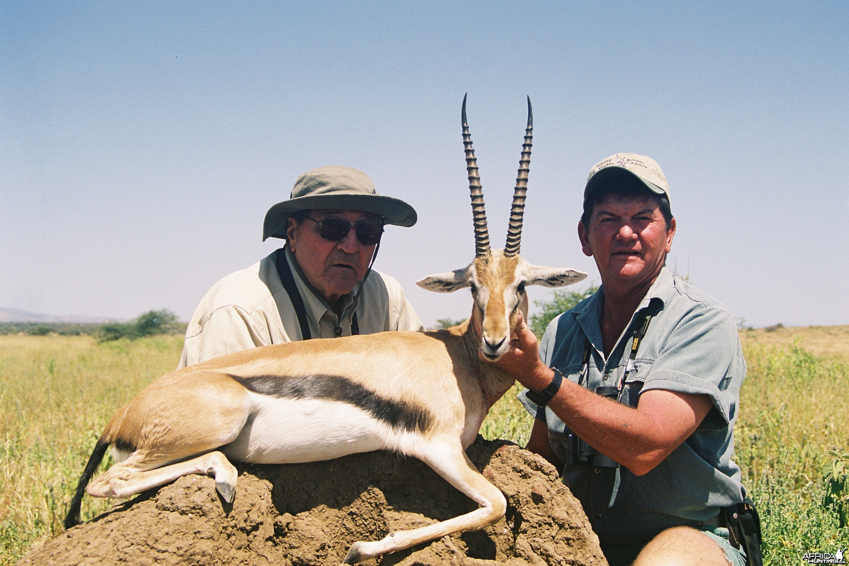 Hunting Thomson Gazelle with Wintershoek Johnny Vivier Safaris in SA