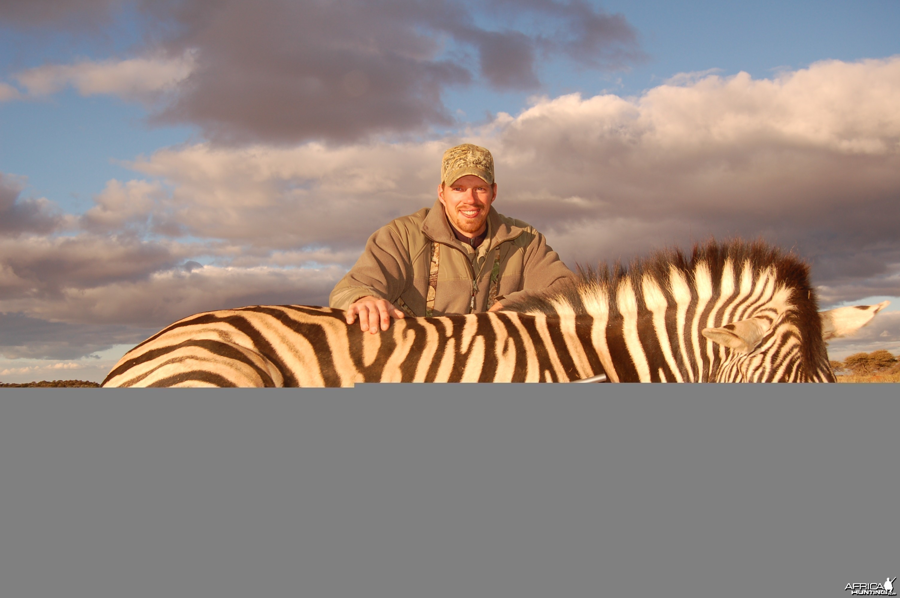 Hunting Burchell Zebra with Wintershoek Johnny Vivier Safaris in SA