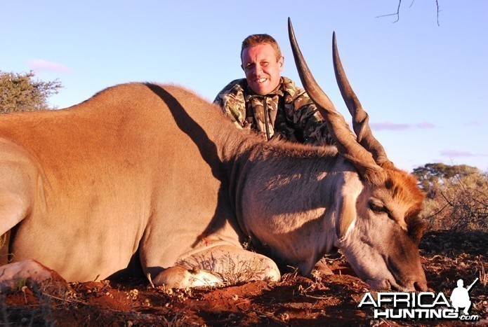 Hunting Eland with Wintershoek Johnny Vivier Safaris in SA