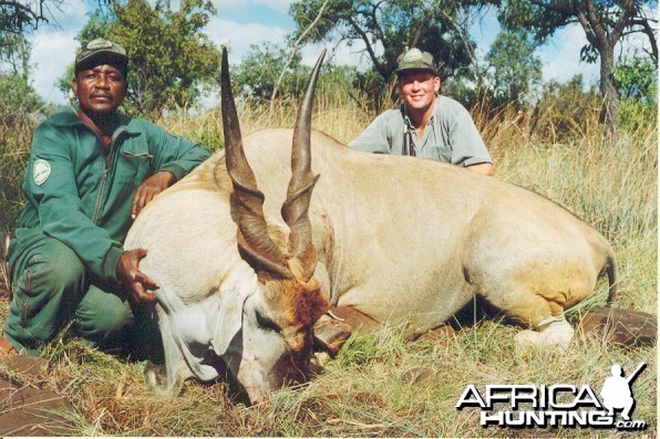 Hunting Eland with Wintershoek Johnny Vivier Safaris in SA