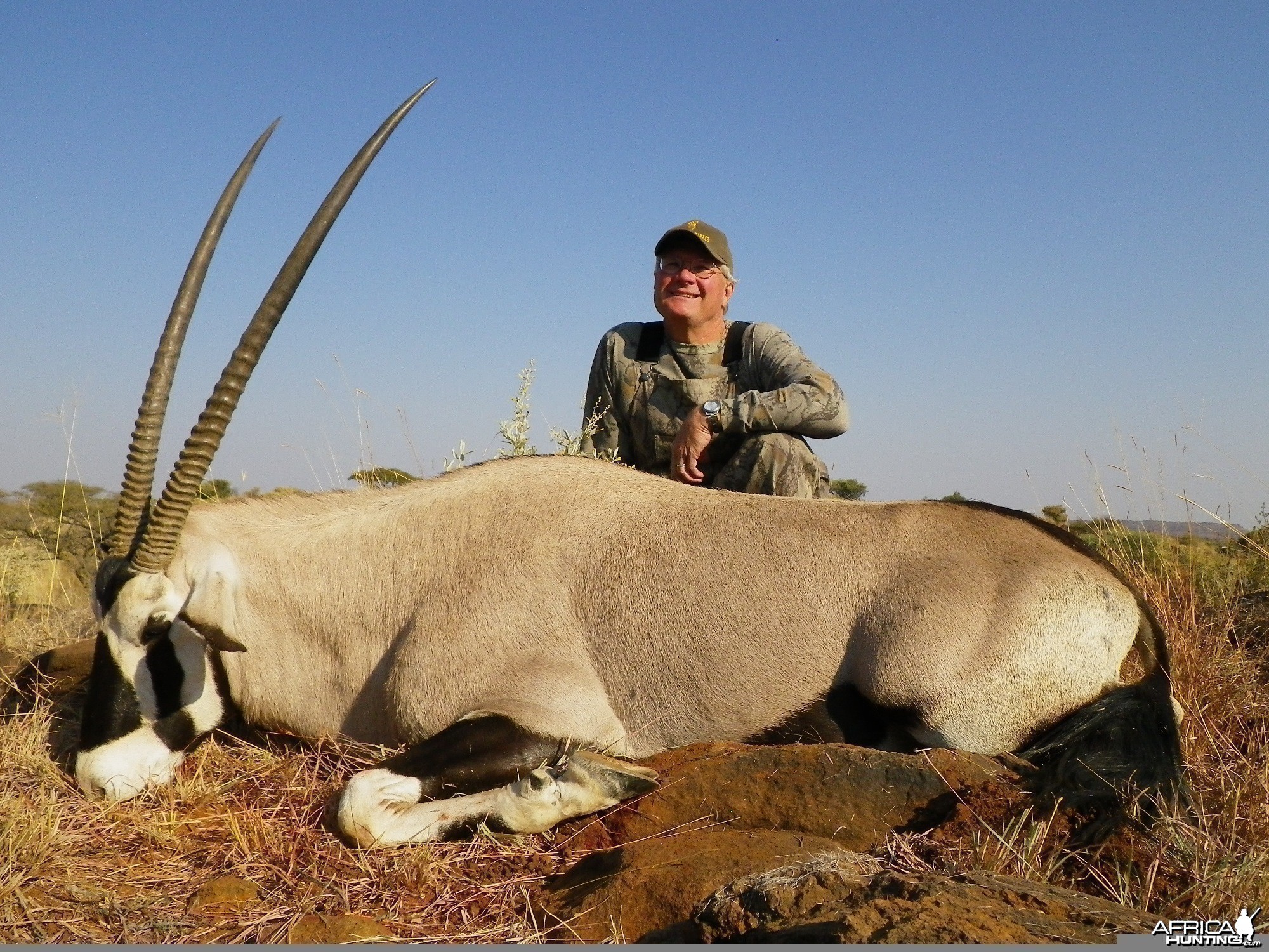 Hunting Gemsbuck with Wintershoek Johnny Vivier Safaris in SA