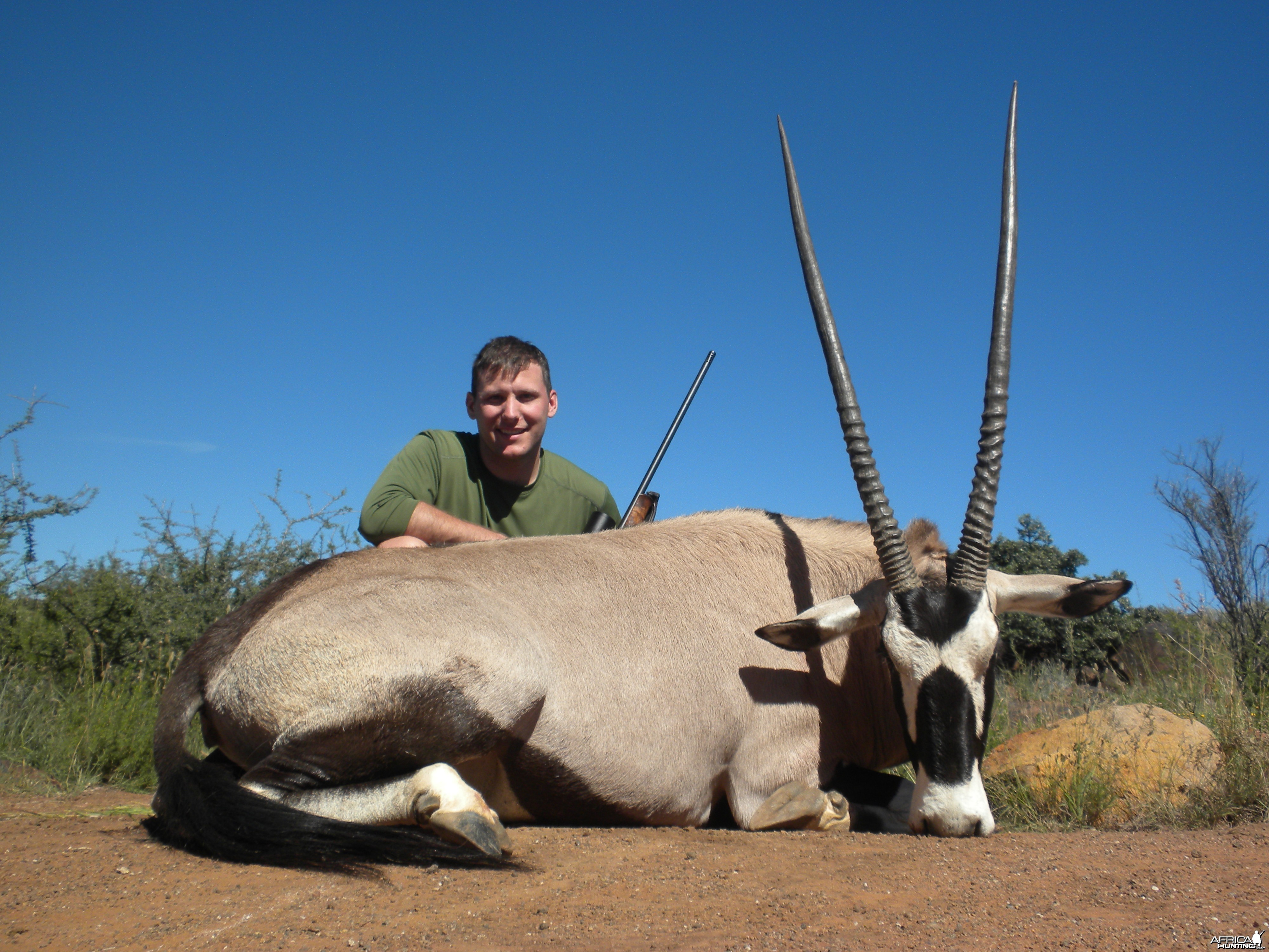 Hunting Gemsbuck with Wintershoek Johnny Vivier Safaris in SA