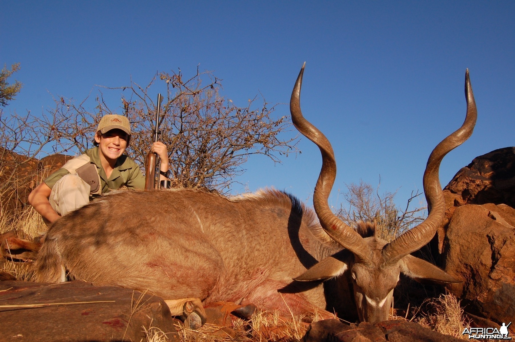 Hunting Kudu with Wintershoek Johnny Vivier Safaris in SA