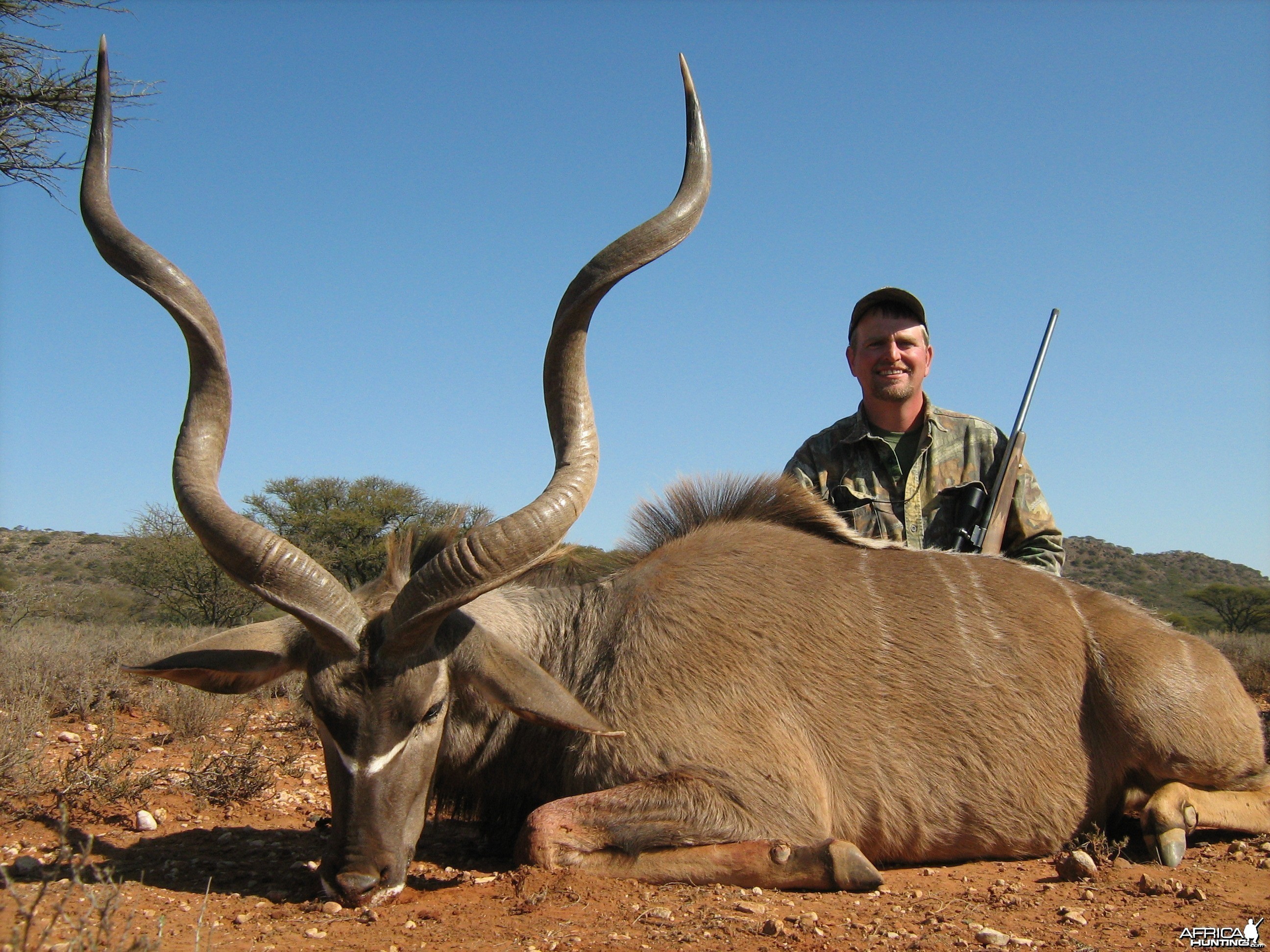 Hunting Kudu with Wintershoek Johnny Vivier Safaris in SA