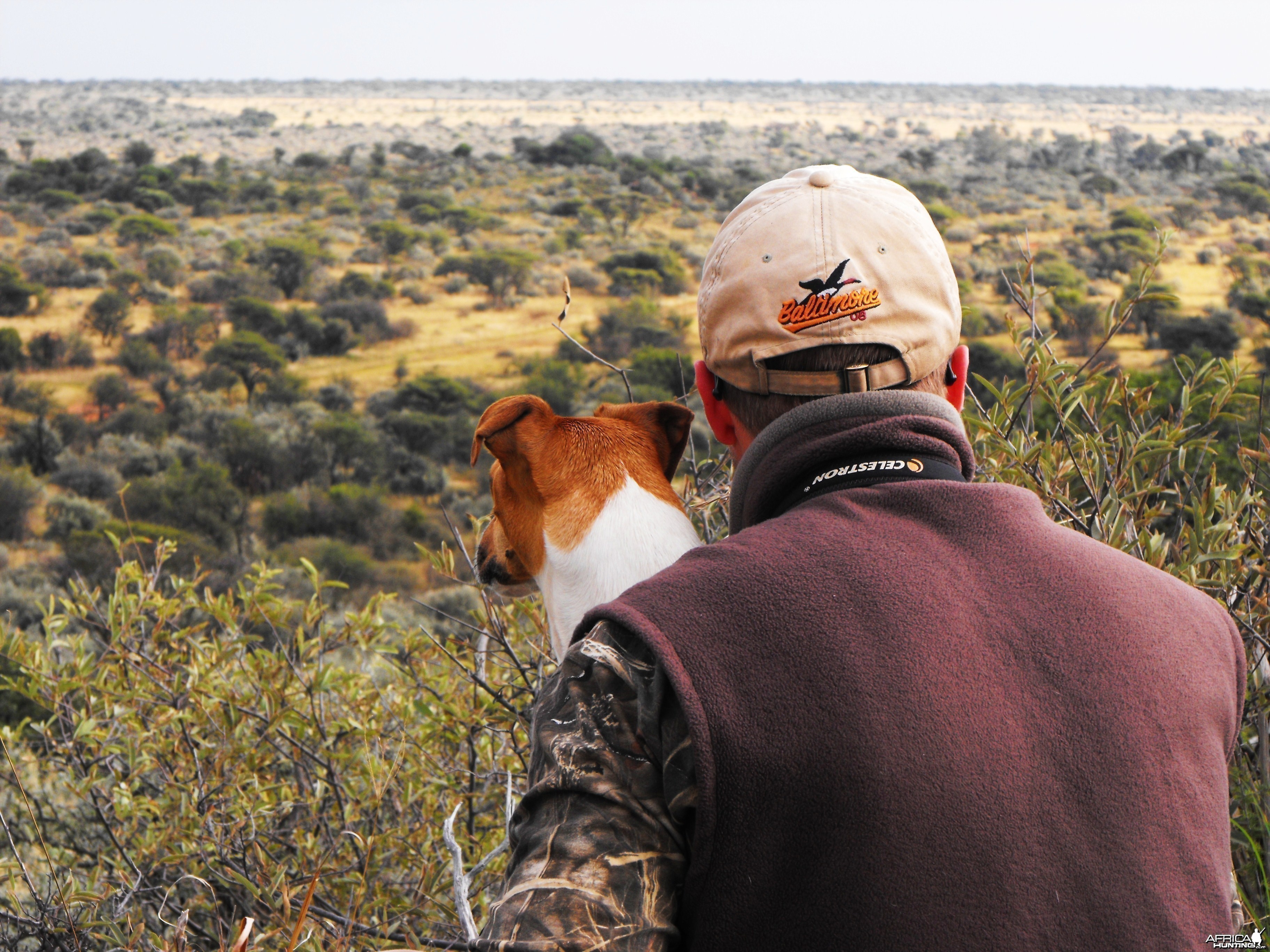 Bullet and I glassing game. Hes just as pumped as I am.