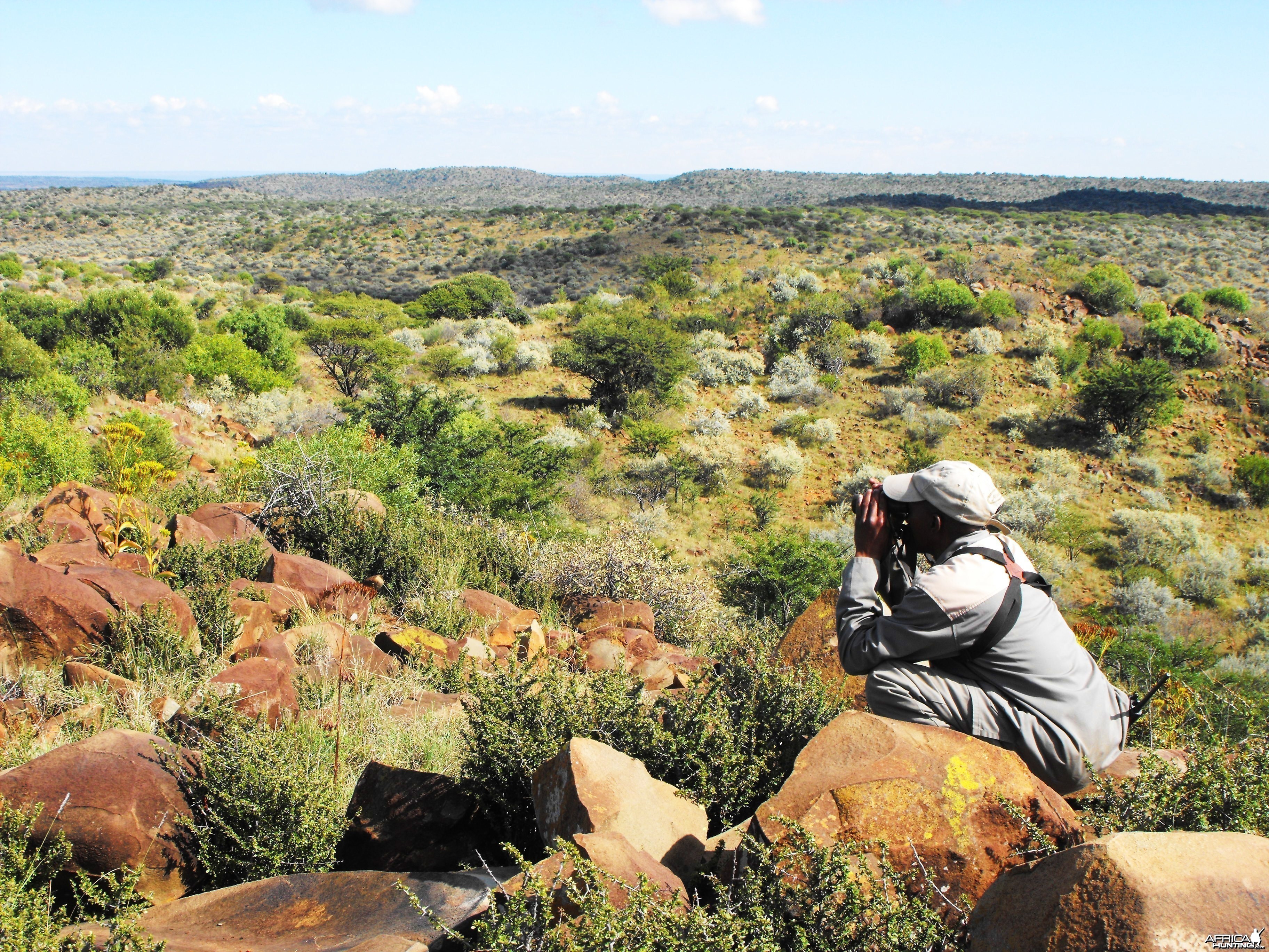 Abi glassing some very huntable terrain