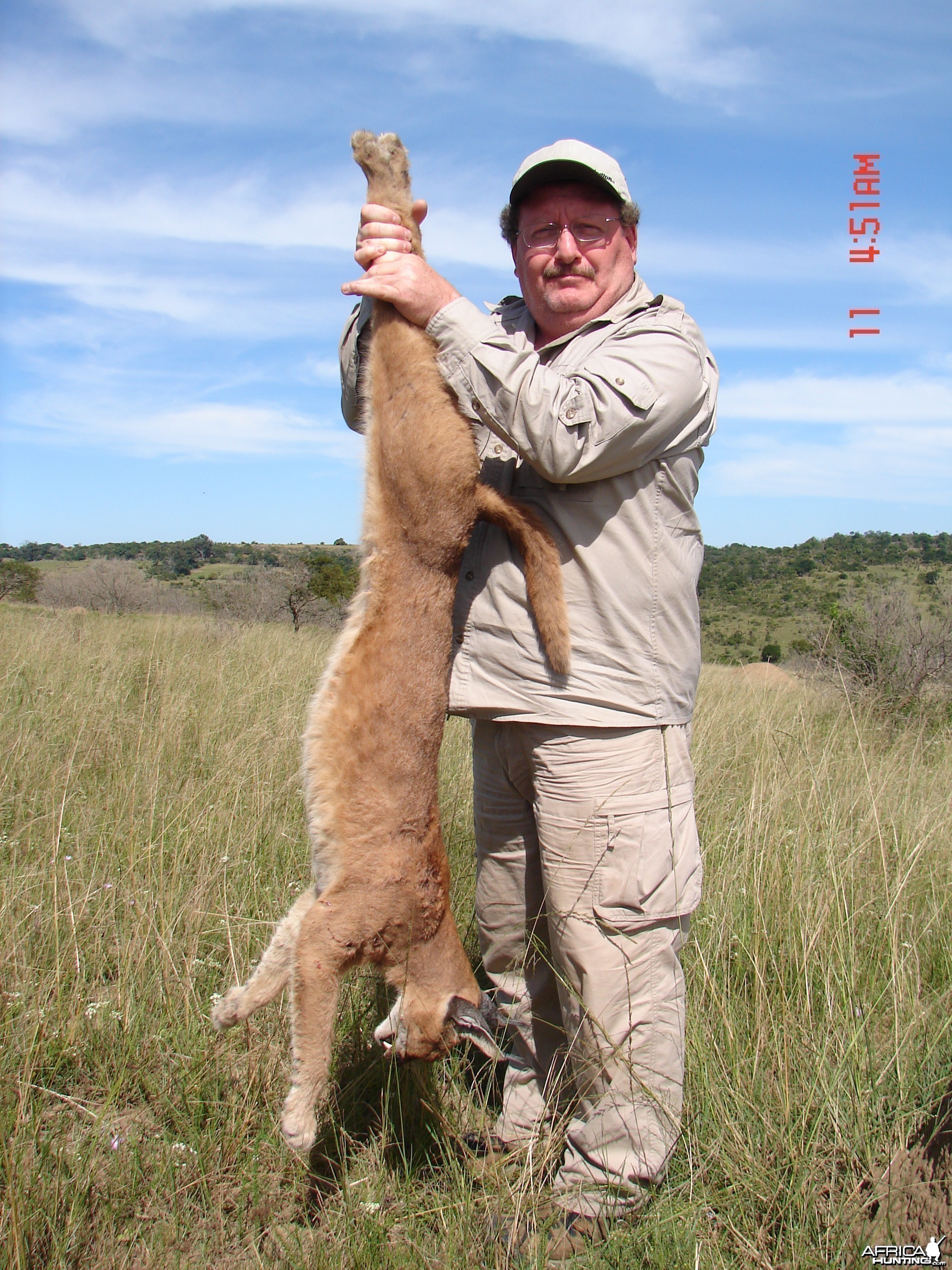 My Caracal shot in the cape