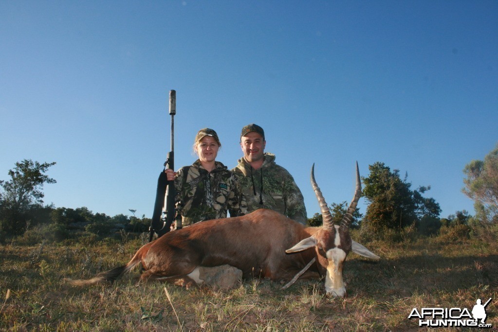 Hunting Blesbok with KMG Hunting Safaris