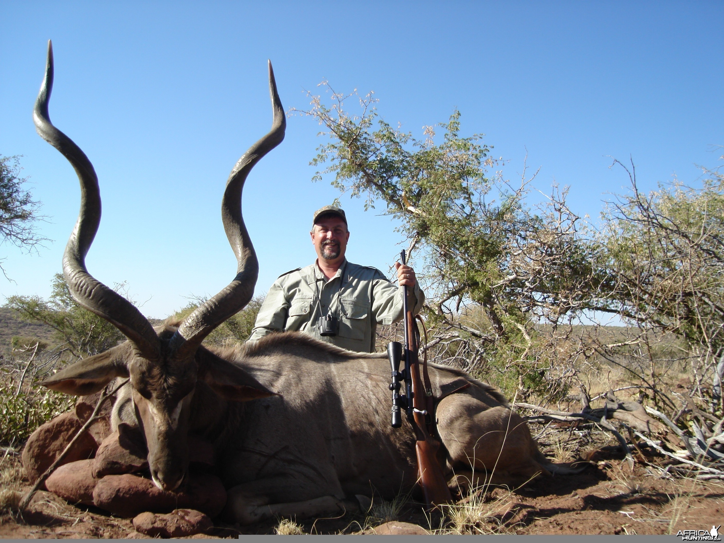 Kudu harvested with Kowas Hunting Safaris