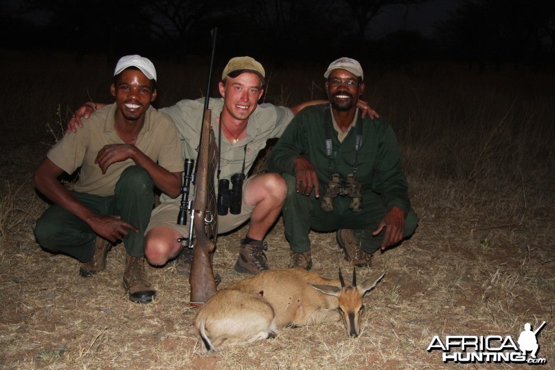 Duiker hunted in Namibia