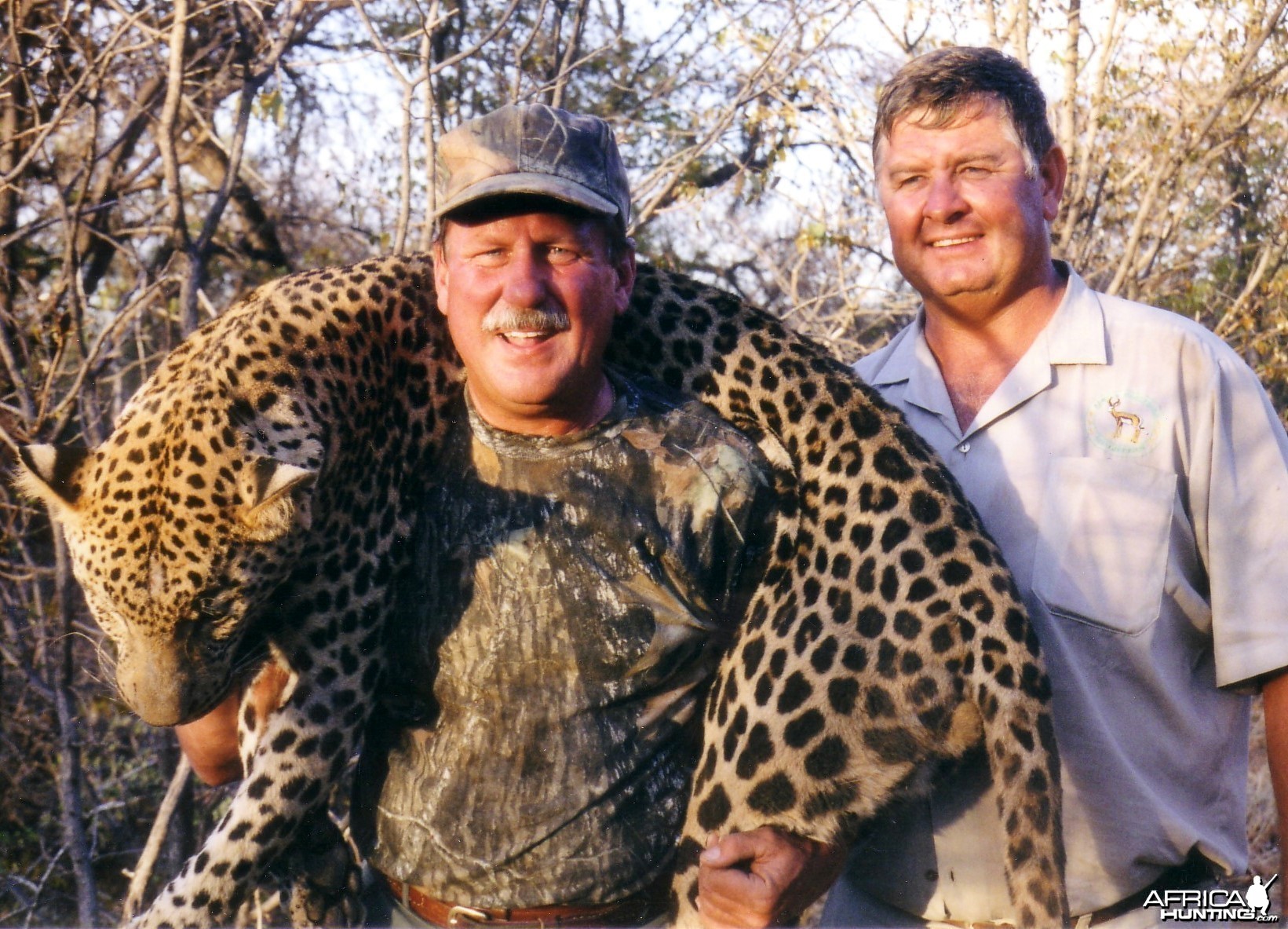 Holstein Hunting Safaris Namibia -PH Gunther on Leopard