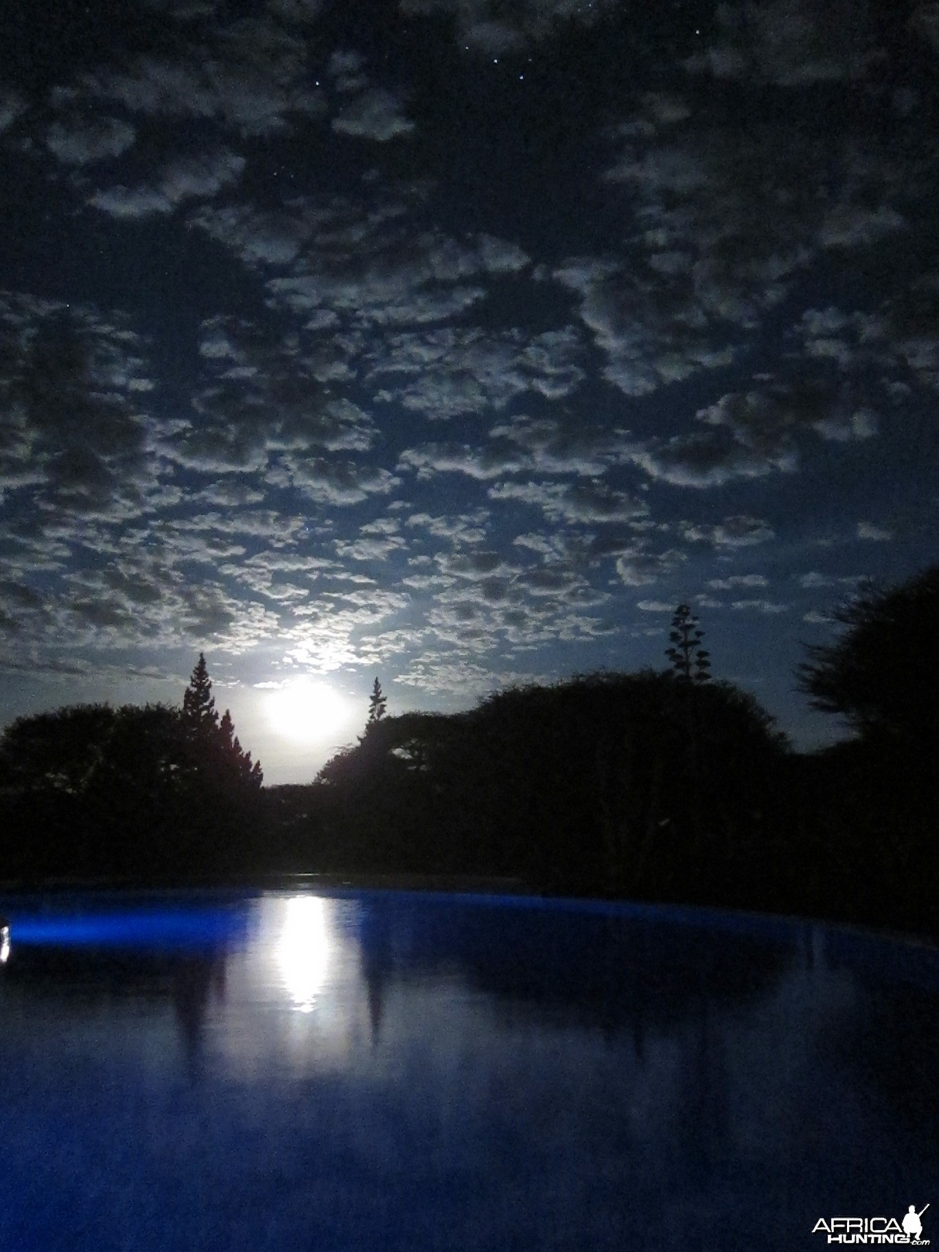 Namibia at night