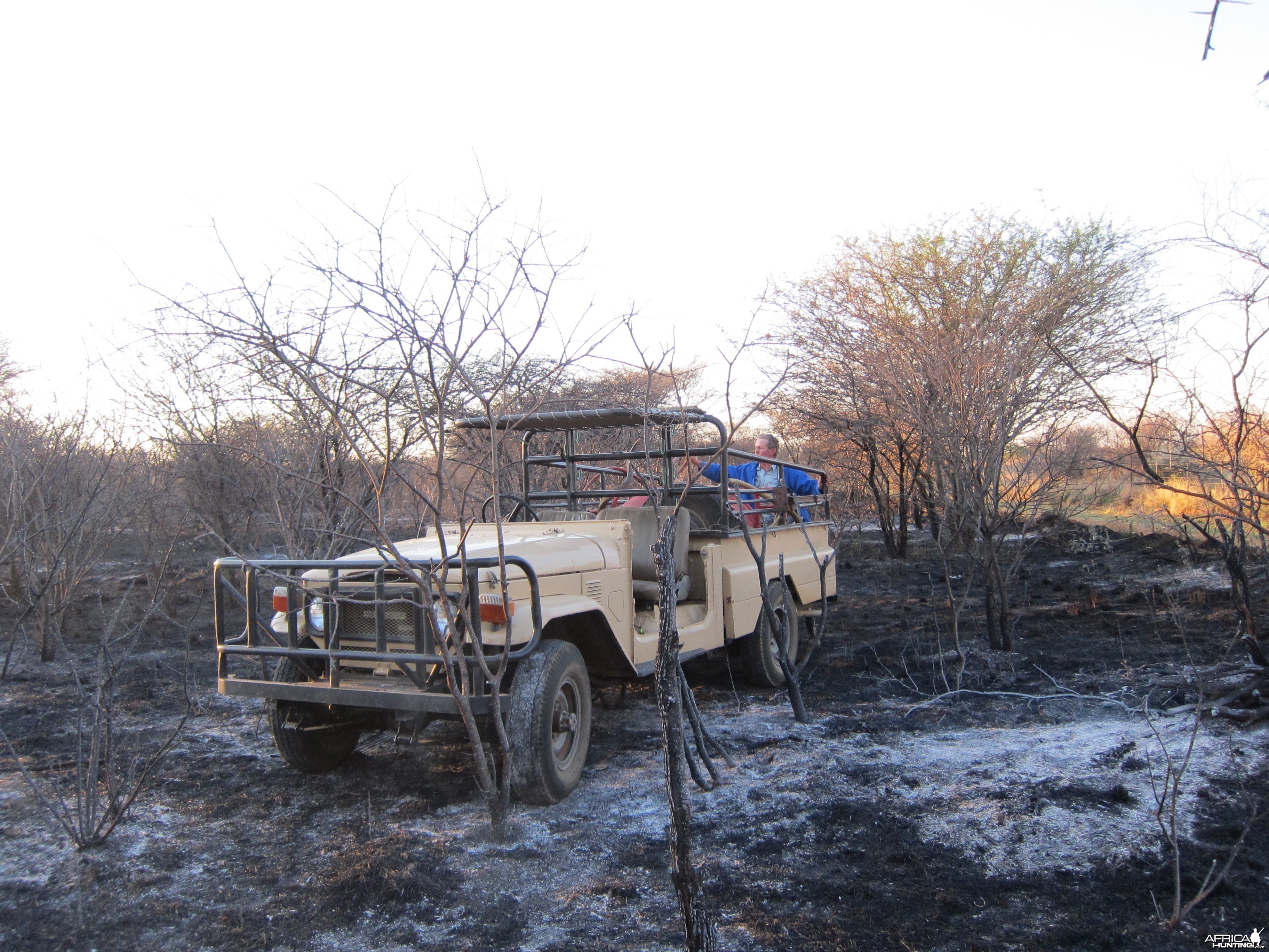 Controlled Bush Fire Namibia