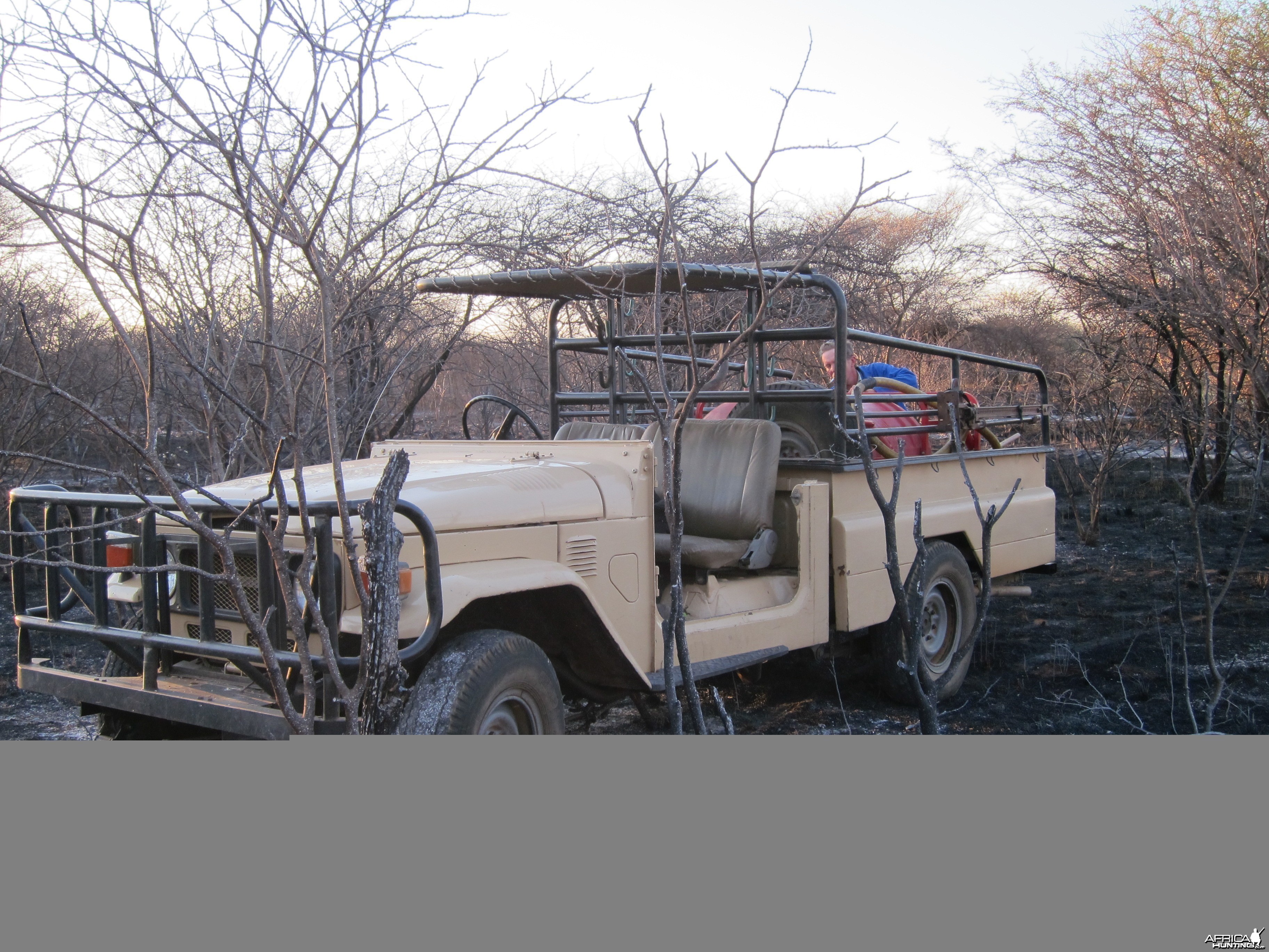 Controlled Bush Fire Namibia
