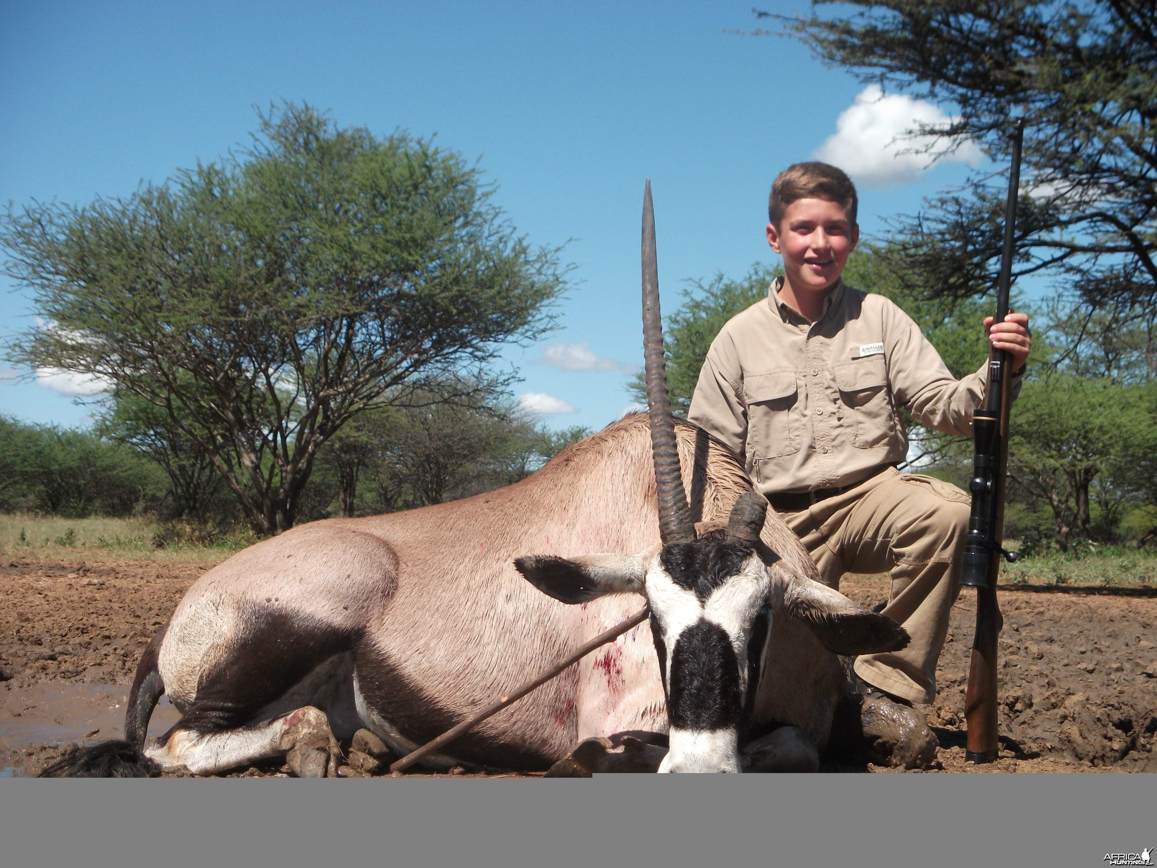 Hunting Gemsbok in Namibia