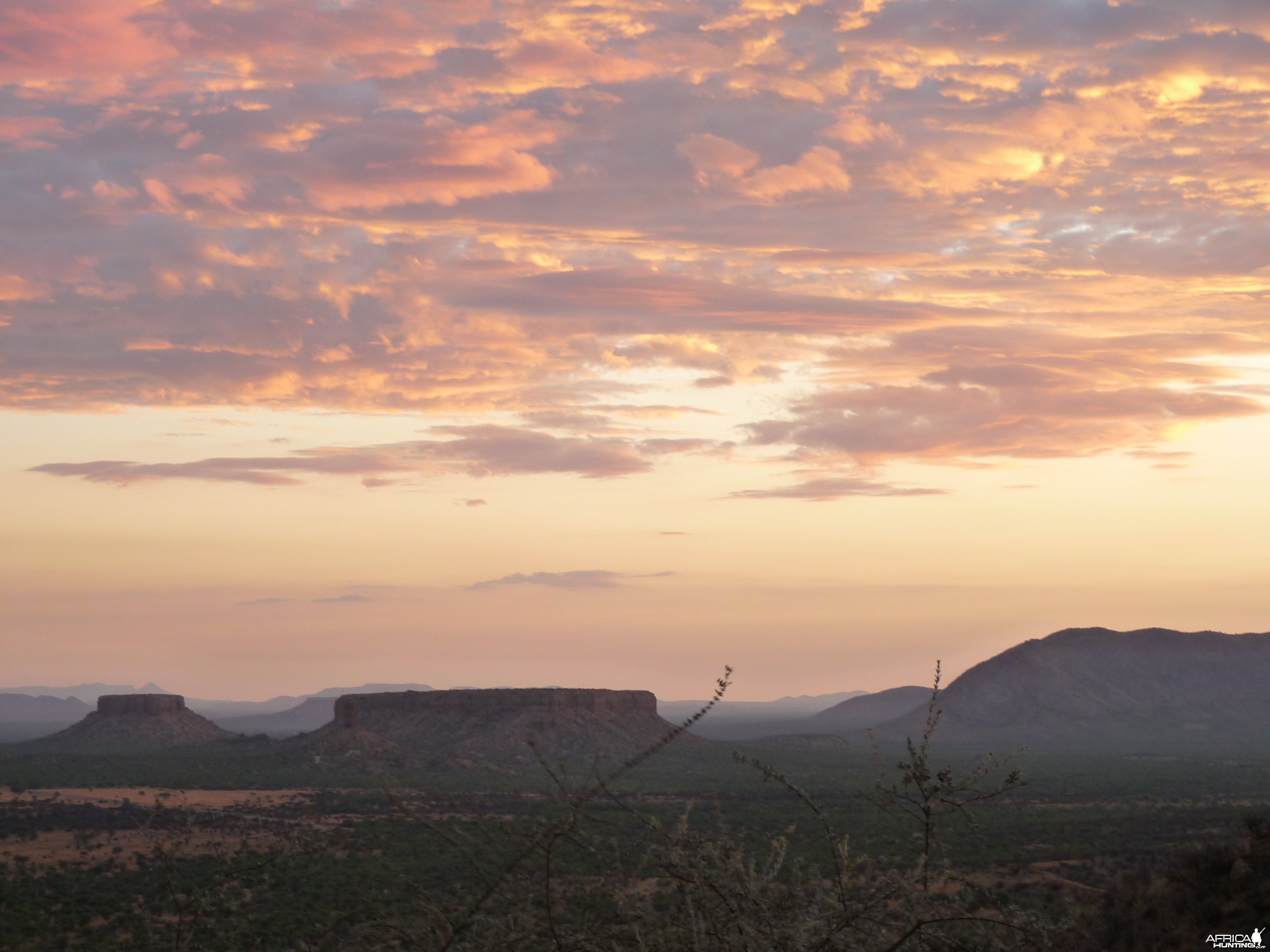 Sunset Damaraland Namibia