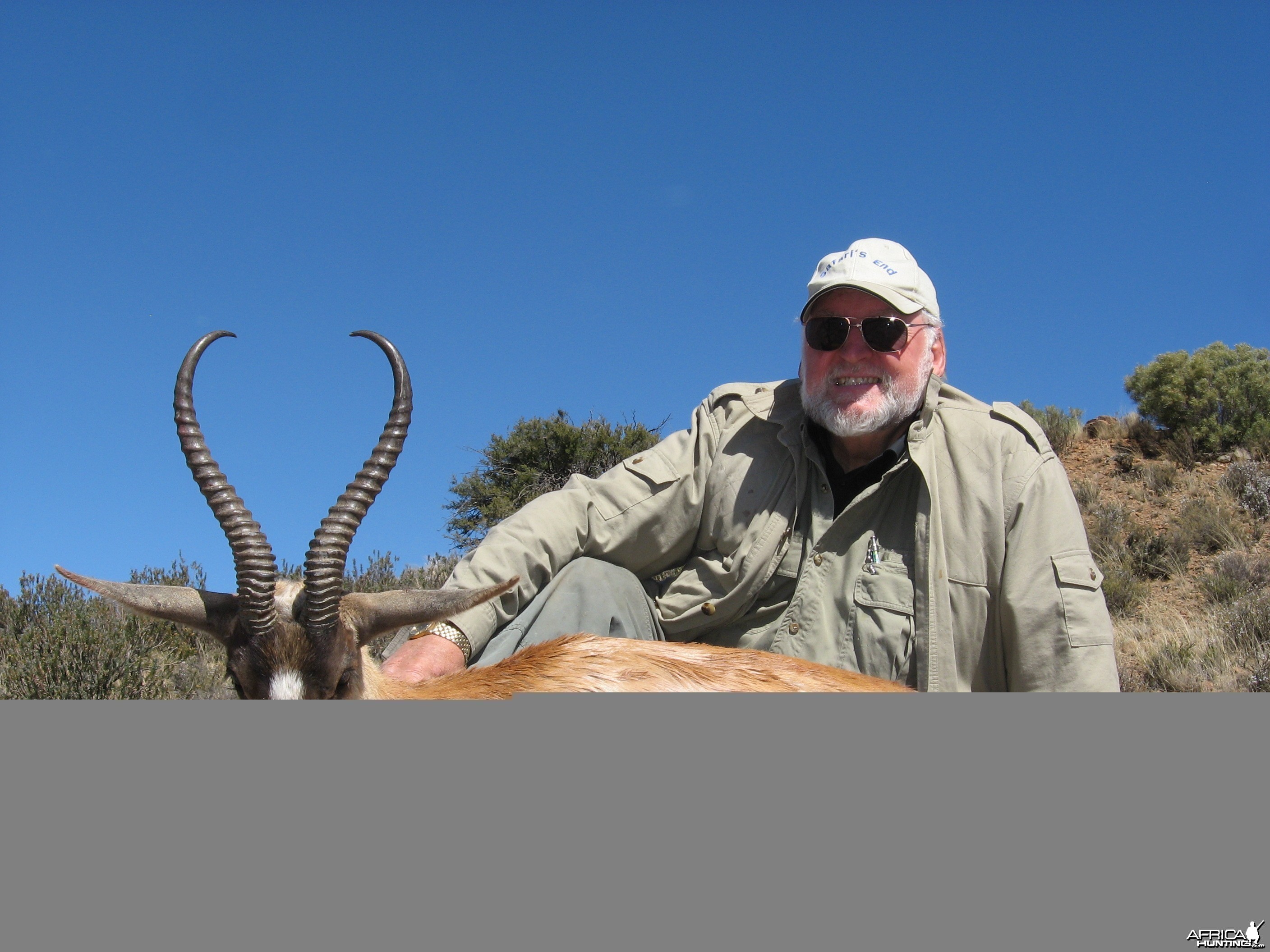 Copper Springbuck hunted with Andrew Harvey Safaris