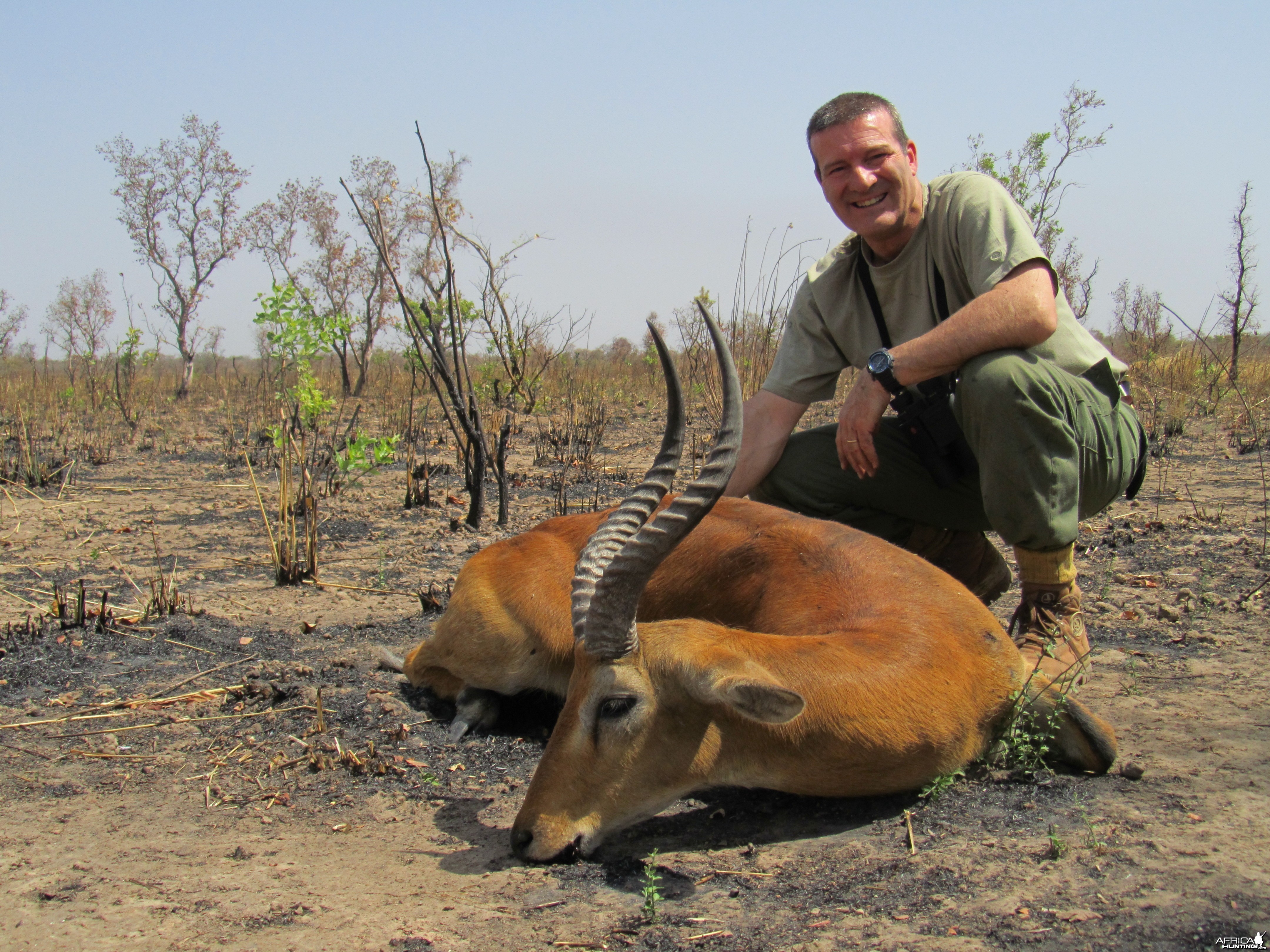 Western/Buffon Kob hunted in Benin with Club Faune