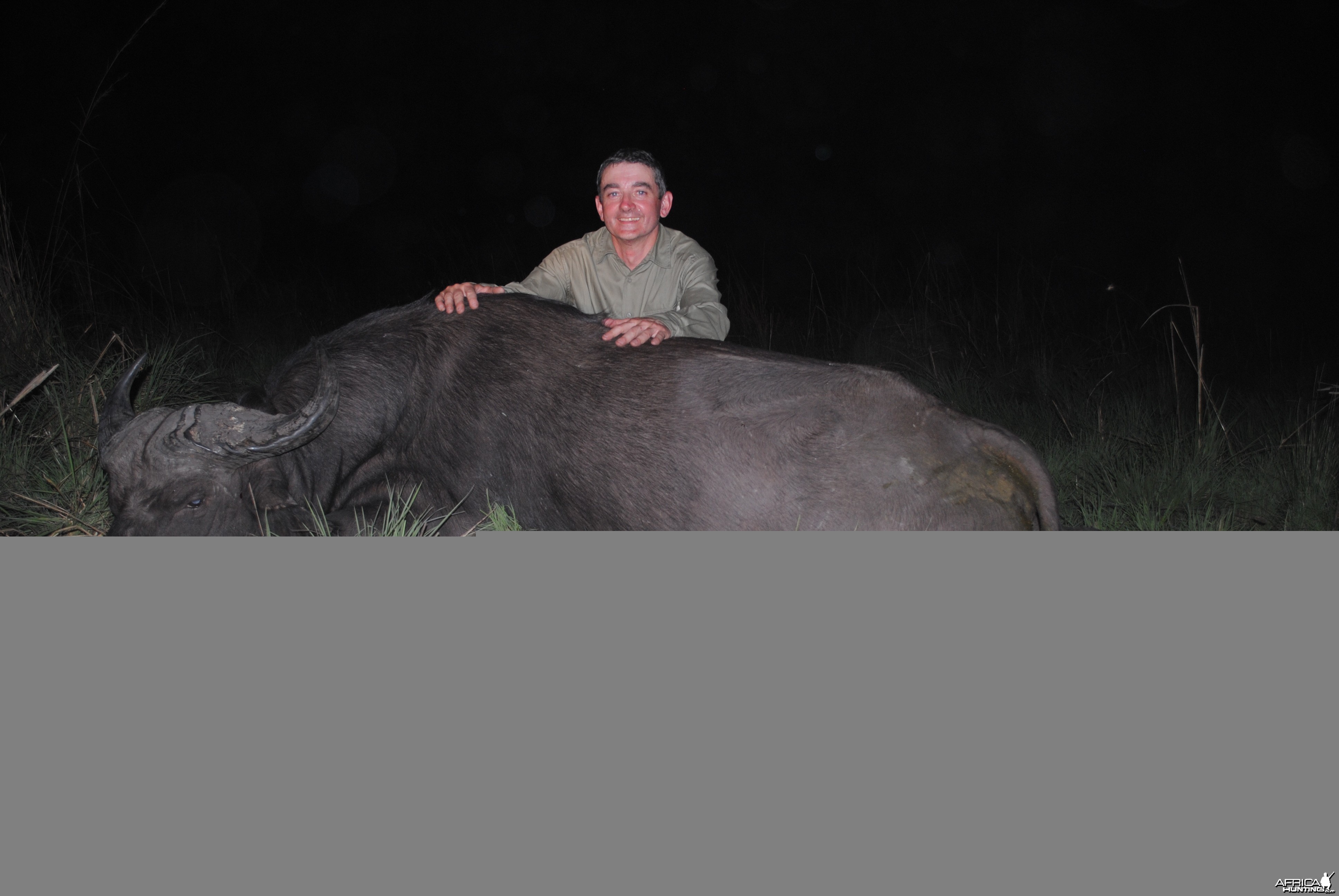 Central African Savannah Buffalo hunted in Central Africa with Club Faune