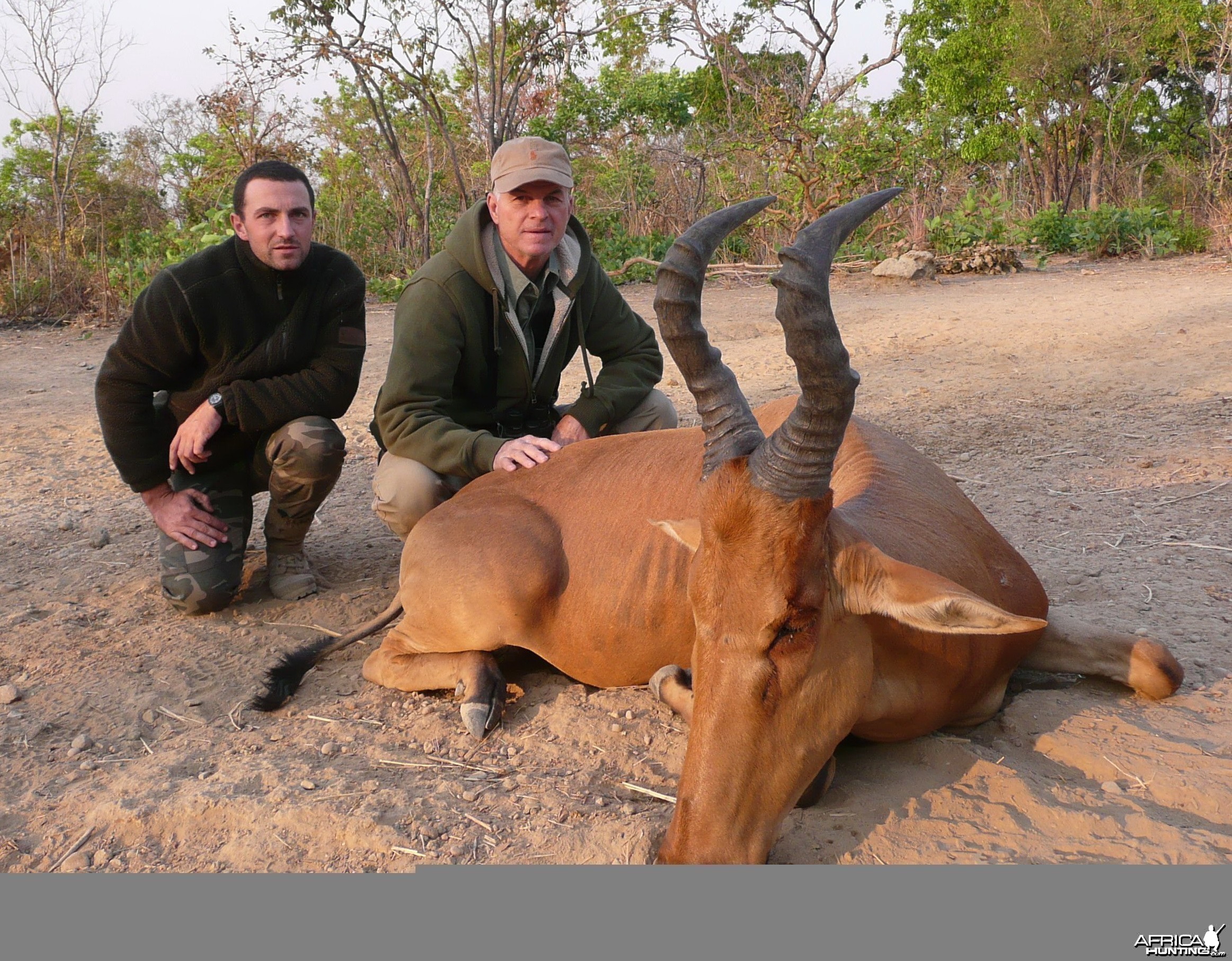 Lelwel Hartebeest hunted in Central Africa with Club Faune