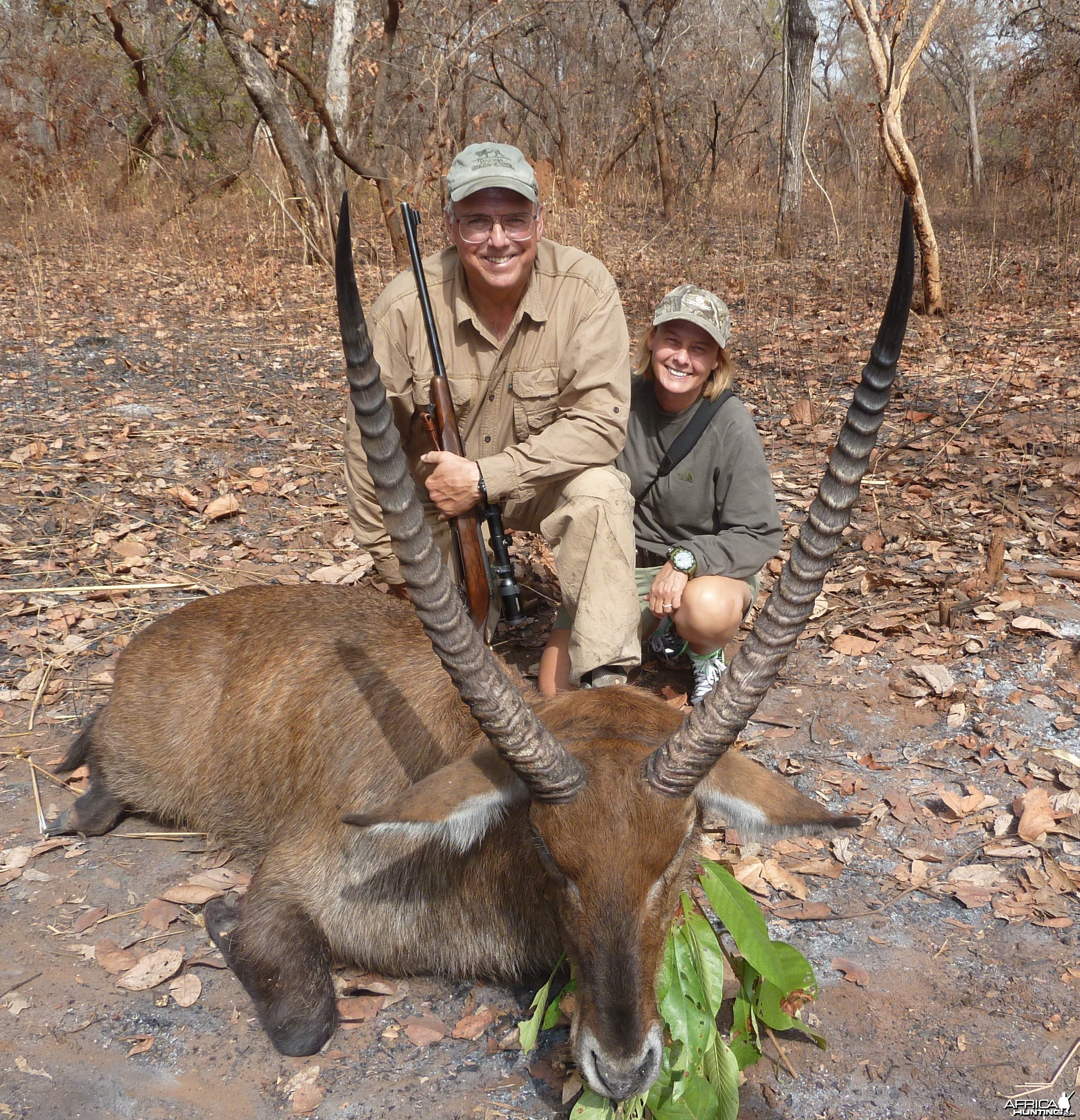 Defassa Waterbuck hunted in Central Africa with Club Faune