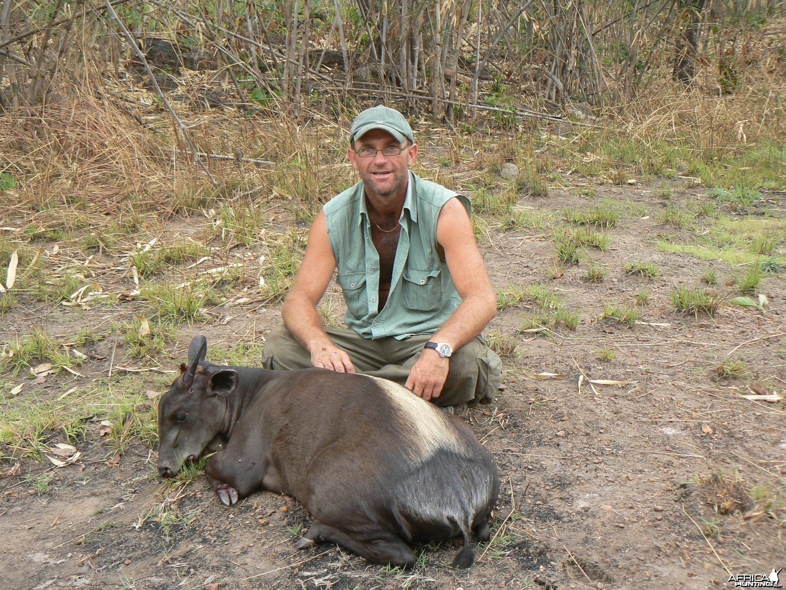 Hunting Yellow Back Duiker in CAR